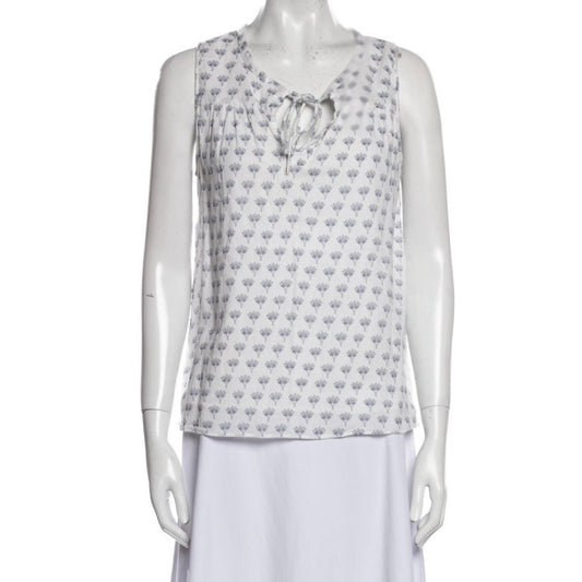 Diane von Furstenberg Printed Sleeveless Top Size 2