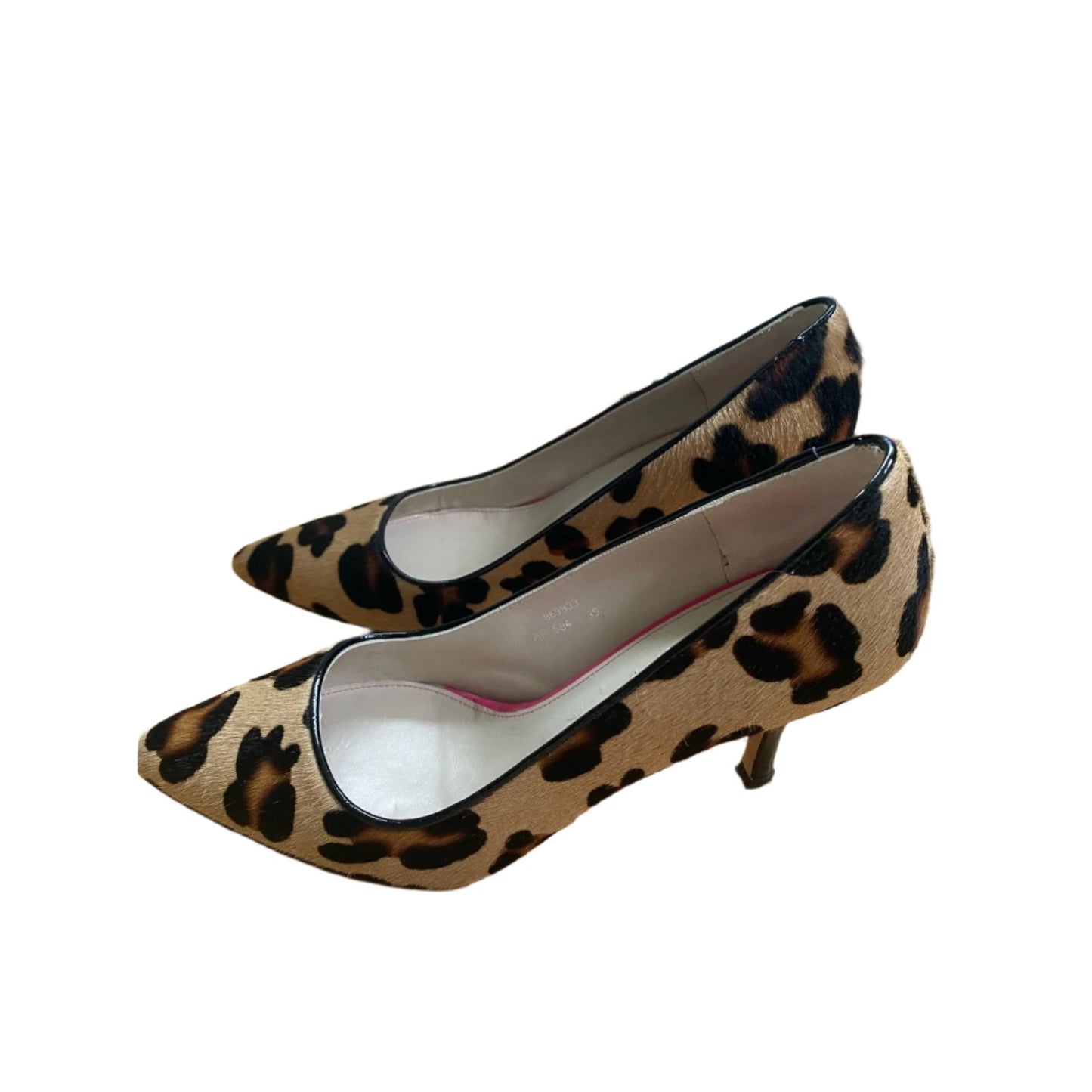 Boden Leopard Print Calf Hair Heels Size 39.5