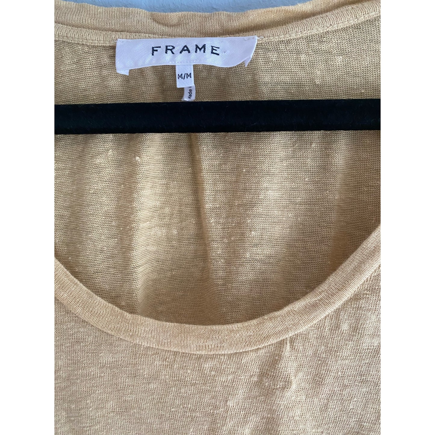 Frame Linen T-Shirt Size M