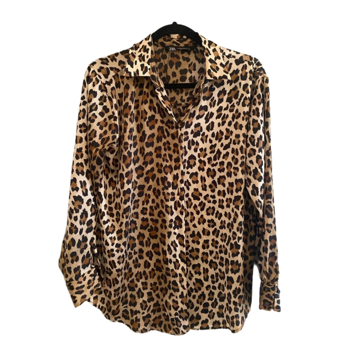 Silk-like Zara Animal Print Top Size XS