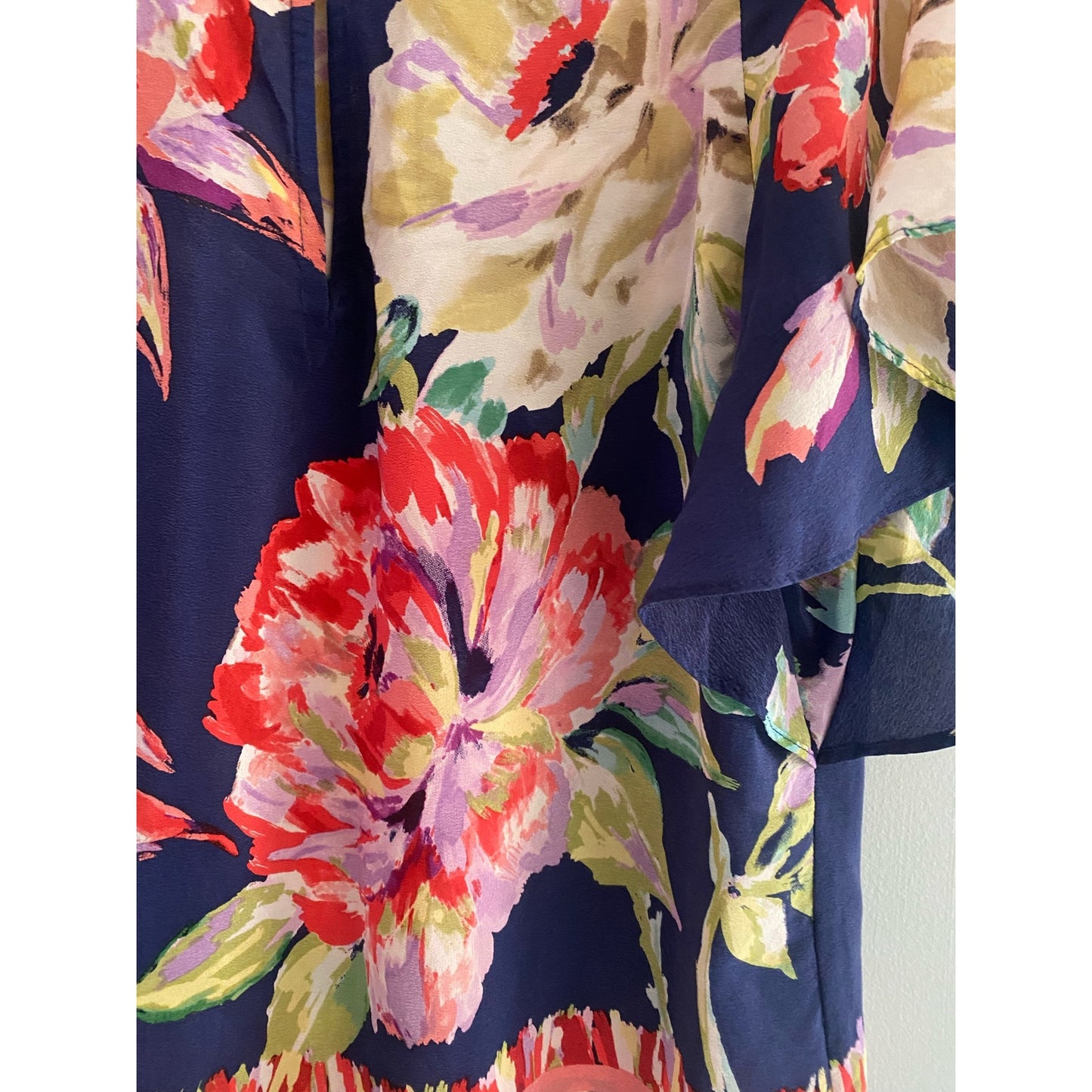 Maeve Floral Silk Top Size 0