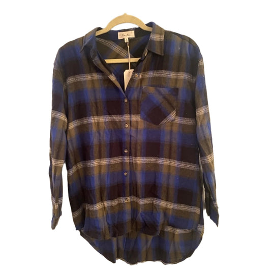 NWT Love Notes Flannel Shirt Size S