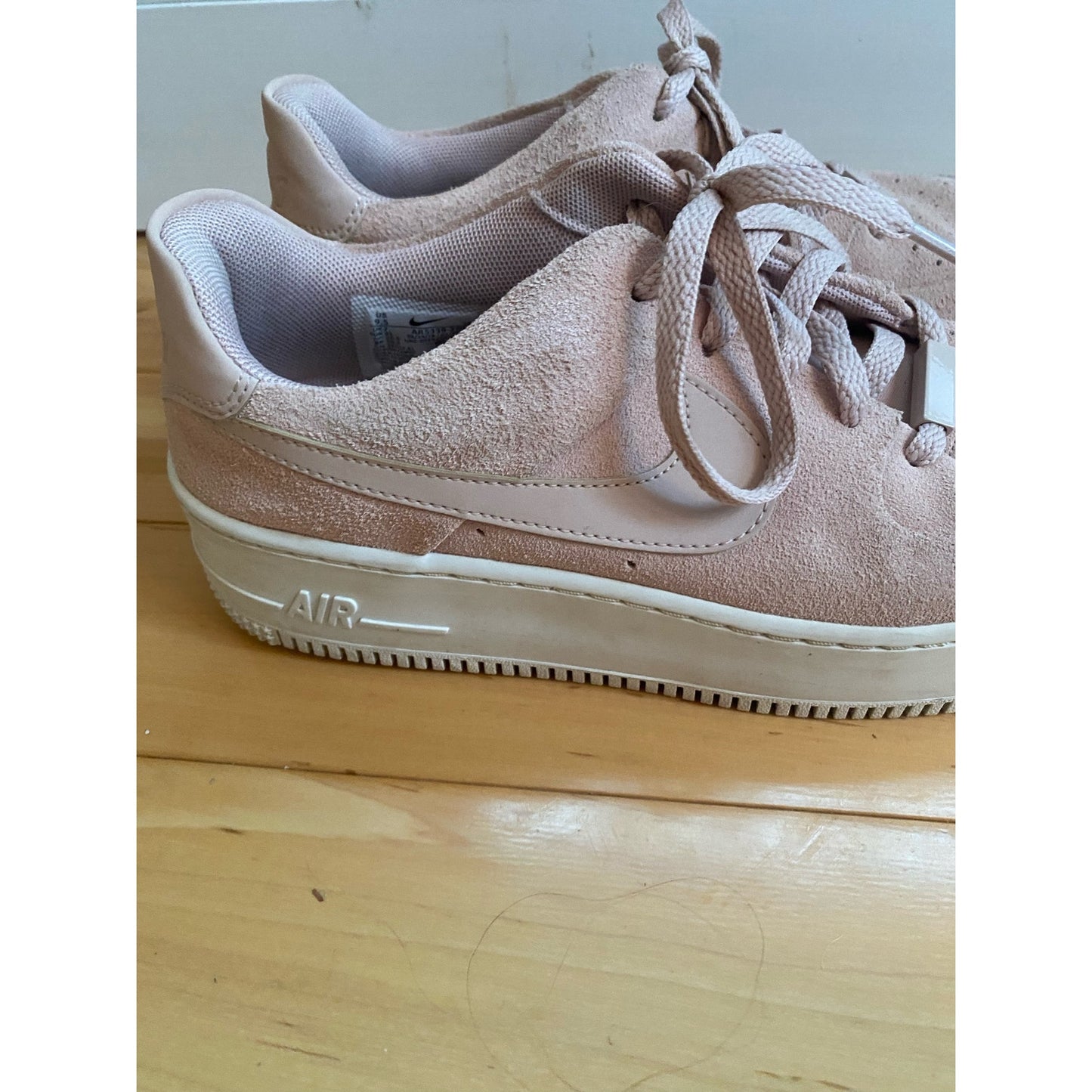 Nike Women's Air Force 1 Sage Shoes Light Pink Size 9.5