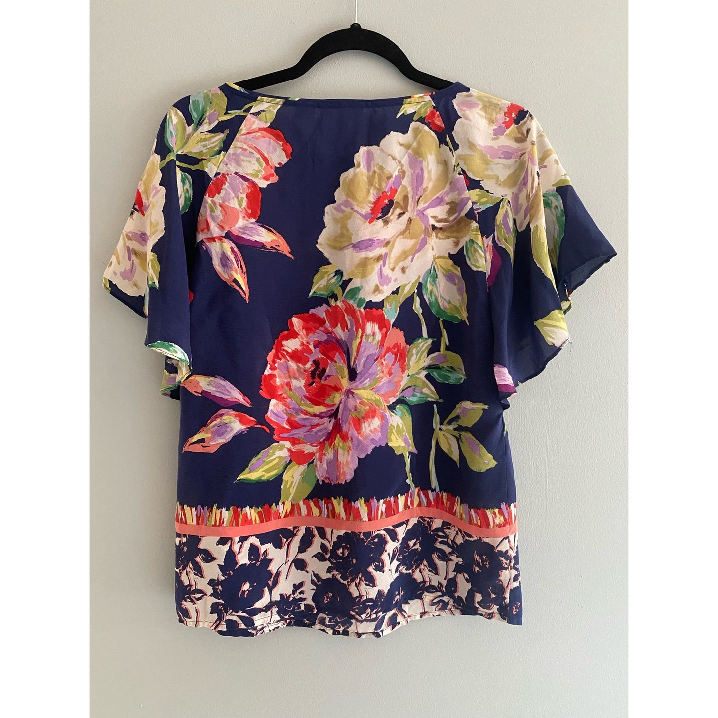 Maeve Floral Silk Top Size 0