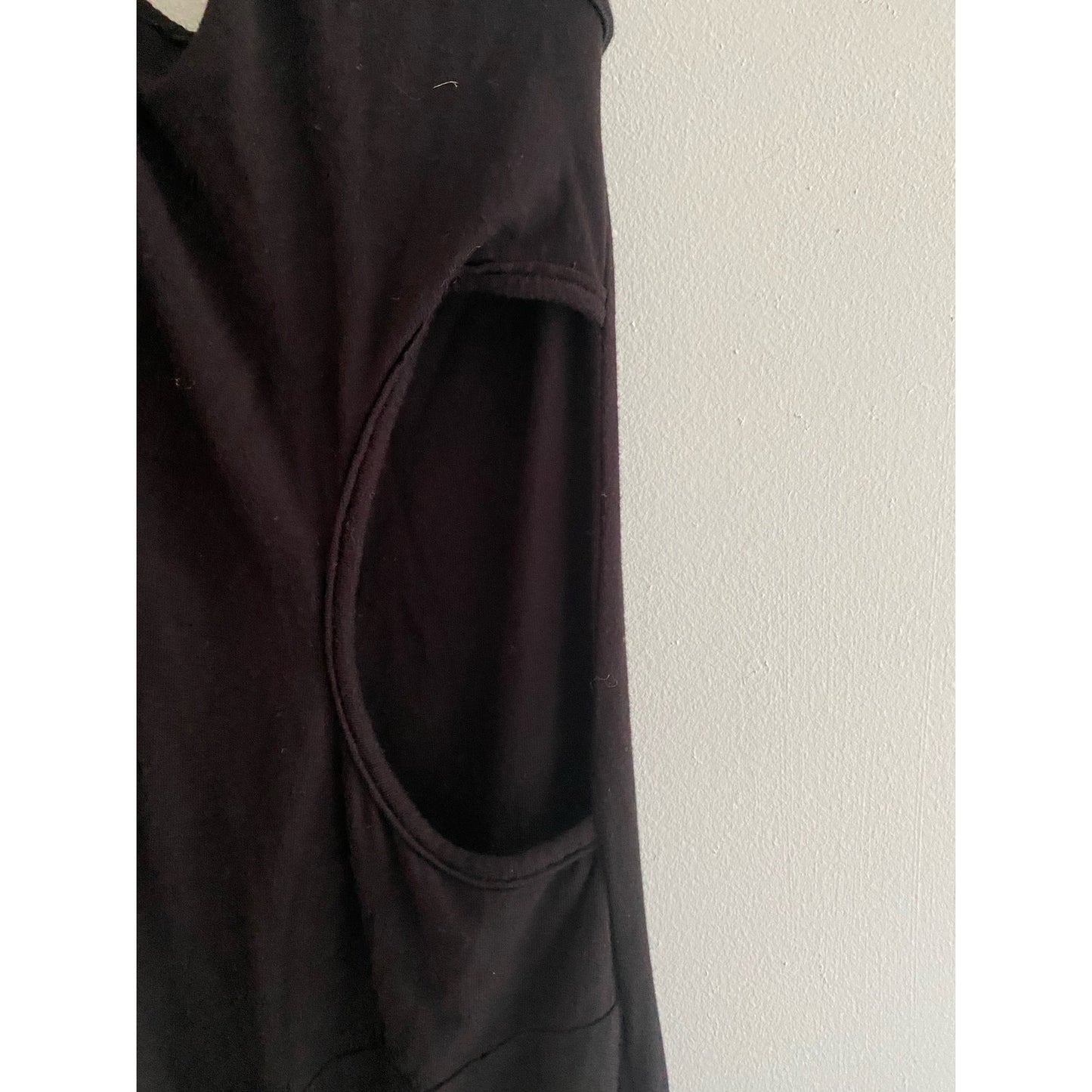 NWOT Urban Outfitters Black Stretch Cutout Halter Dress Size S