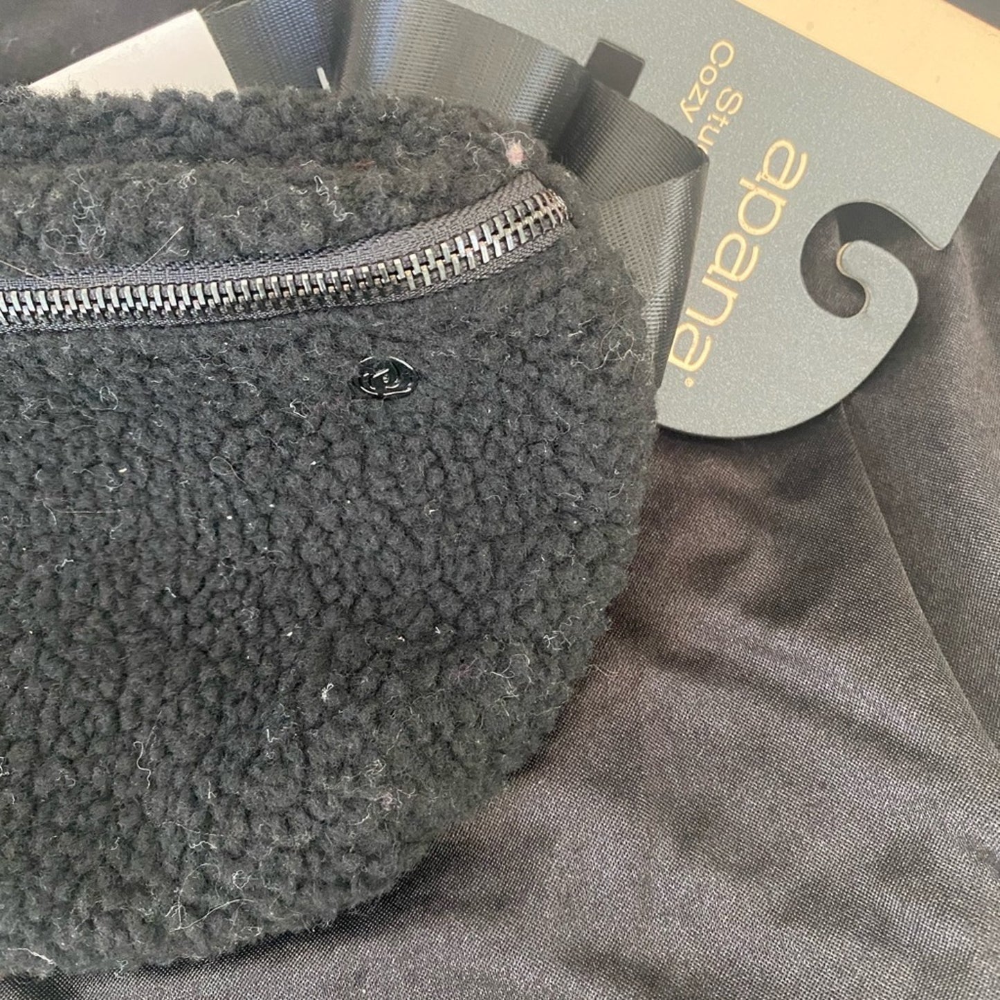 NWT Apana Cozy Sherpa Belt Bag