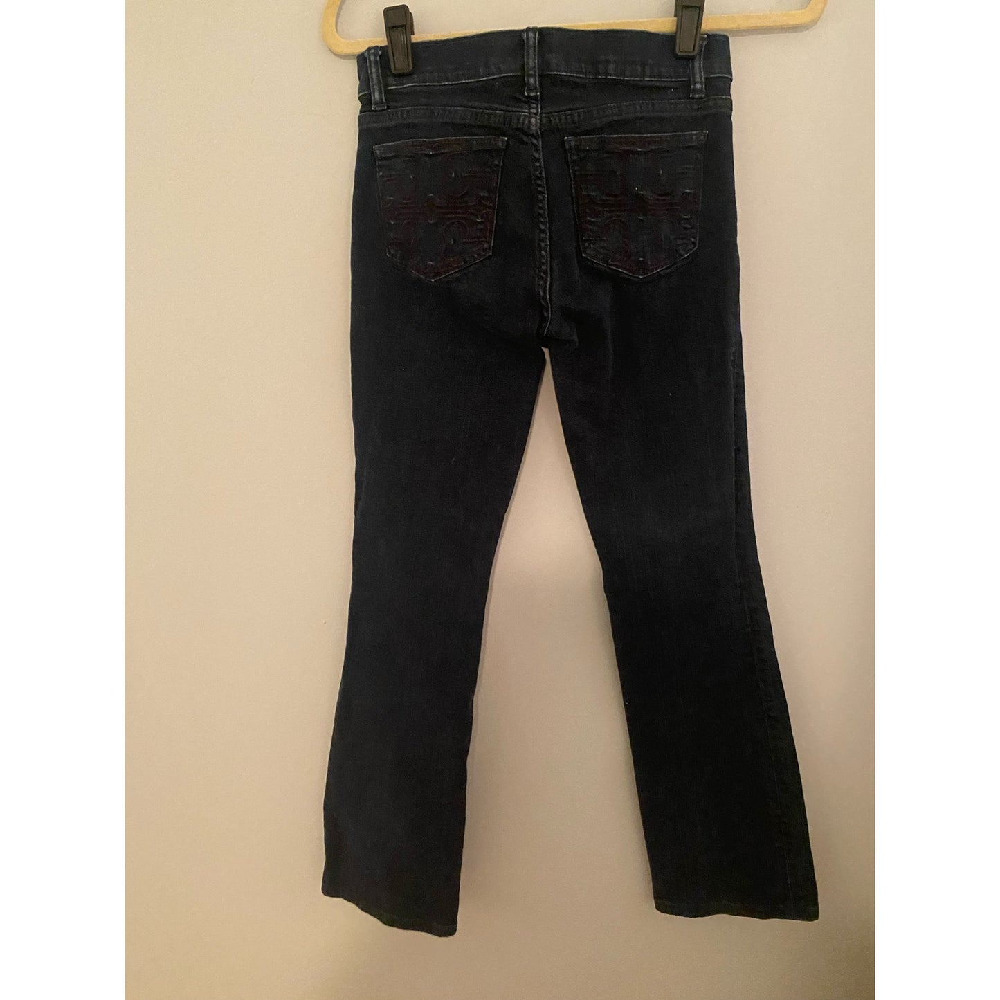 Tory Burch Classic Tory Boot Jeans Size 25