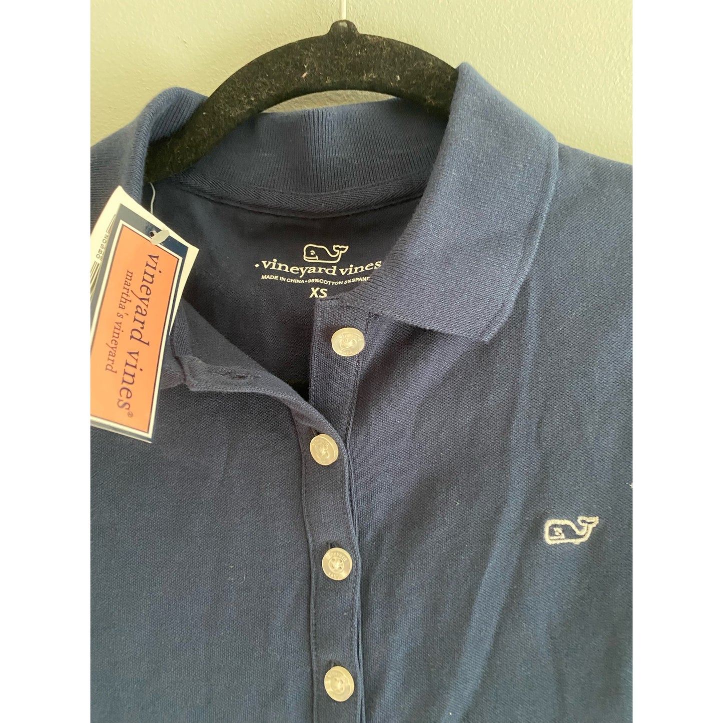 NWT Vineyard Vines Jersey Stretch Sleeveless Polo Shirt Size XS