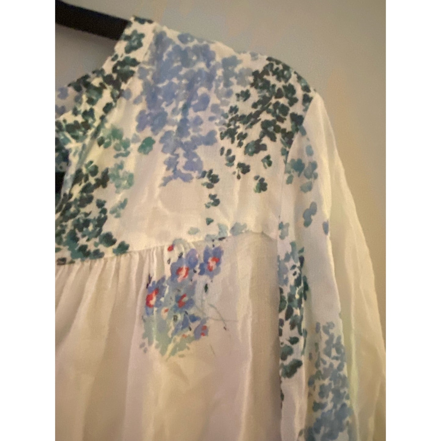 Lucky Brand Floral Blouse Size S