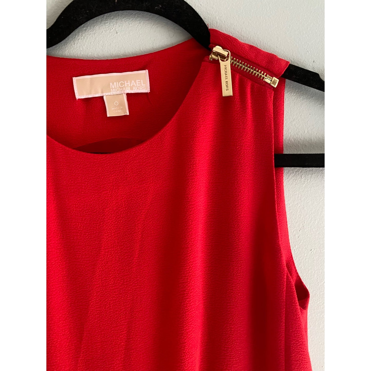 Michael Kors Red Jumpsuit Size 0