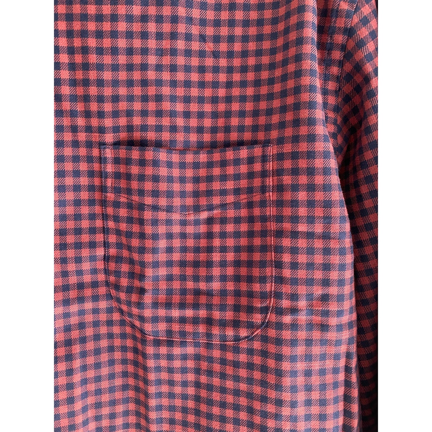 NWT Charles Tyrwhitt Button-Down Collar Non-Iron Twill Gingham Shirt - Salmon Pink Size XL