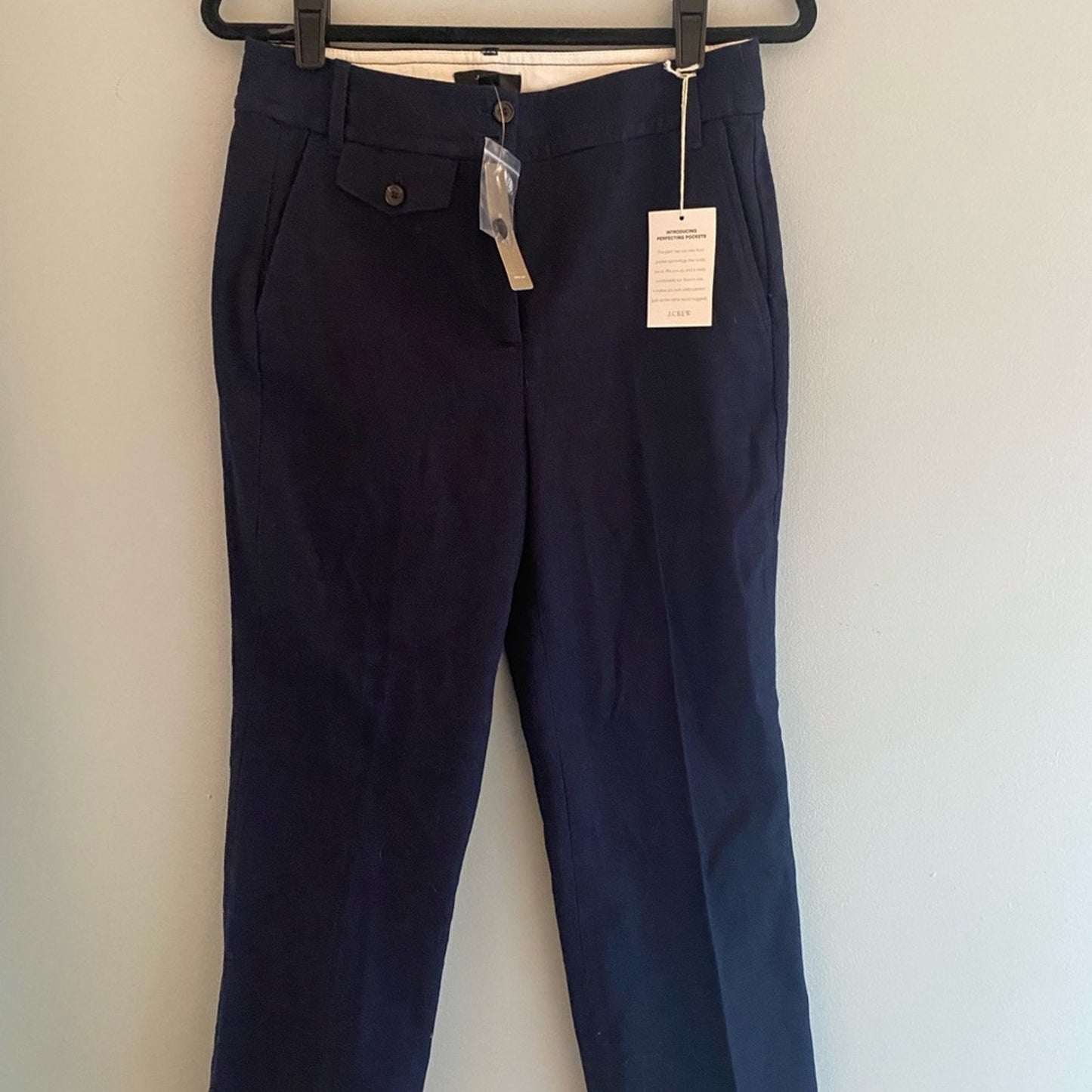 NWT J. Crew High-waisted kickout crop pant in grasscloth size 4