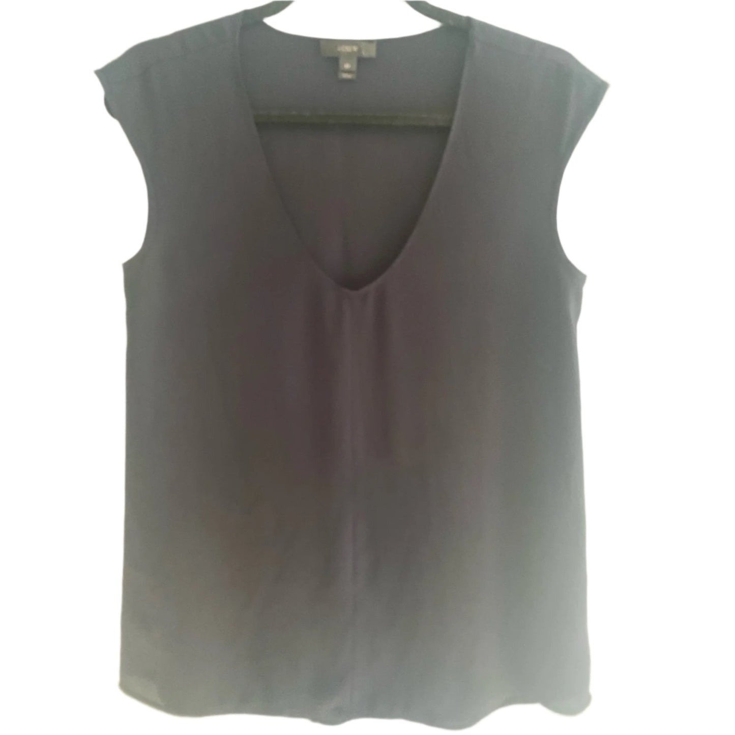 J. Crew Silky Black Top Size 0P