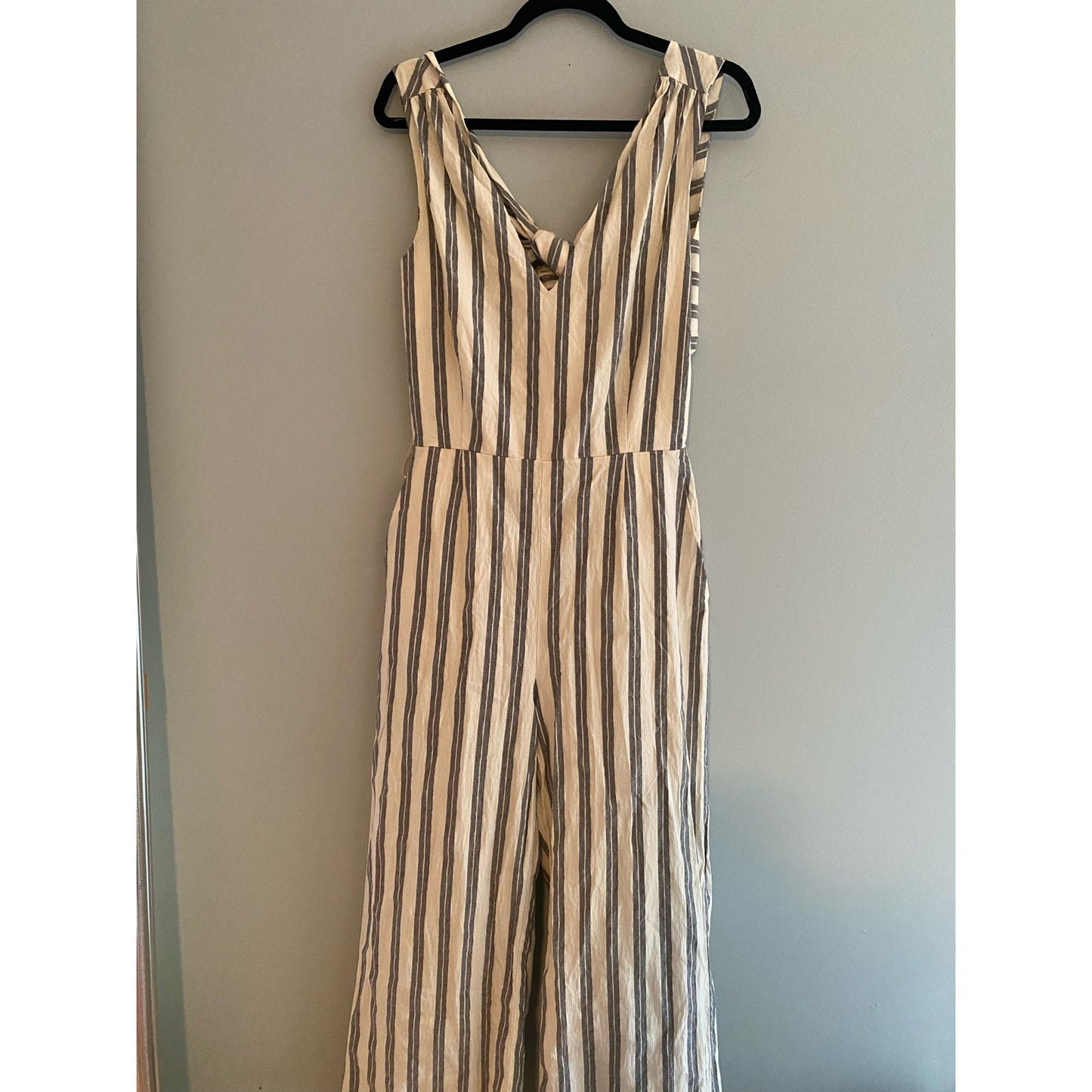 Rebecca Minkoff Striped Marley Wide Leg Jumpsuit Size 6