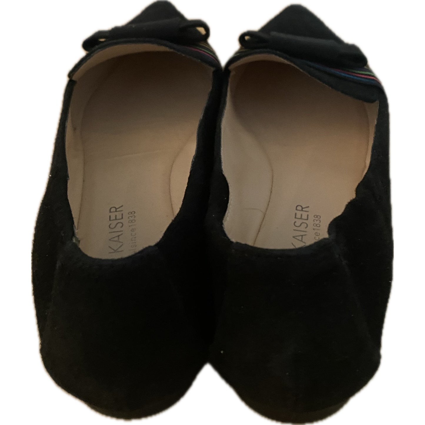 Peter Kaiser Black Suede Flats Size 4 (UK)