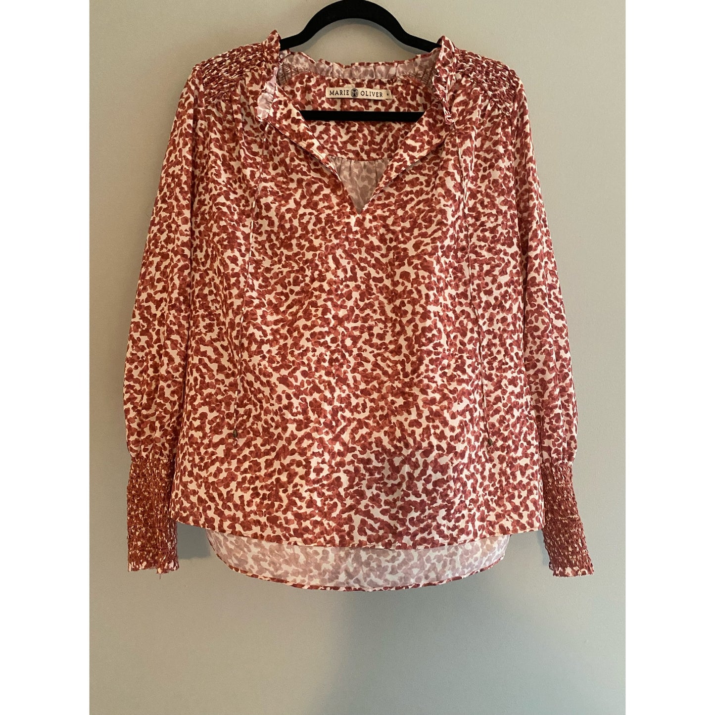 Marie Oliver Billie Silk Blouse Size M