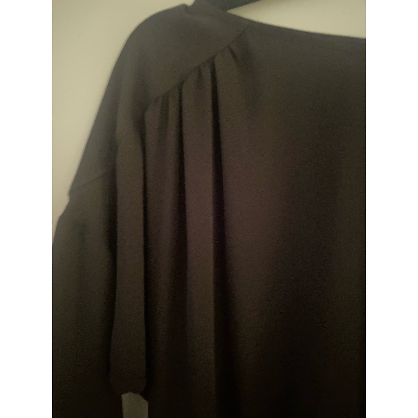 Le Fou Wilfred Black Sheer Dress Size