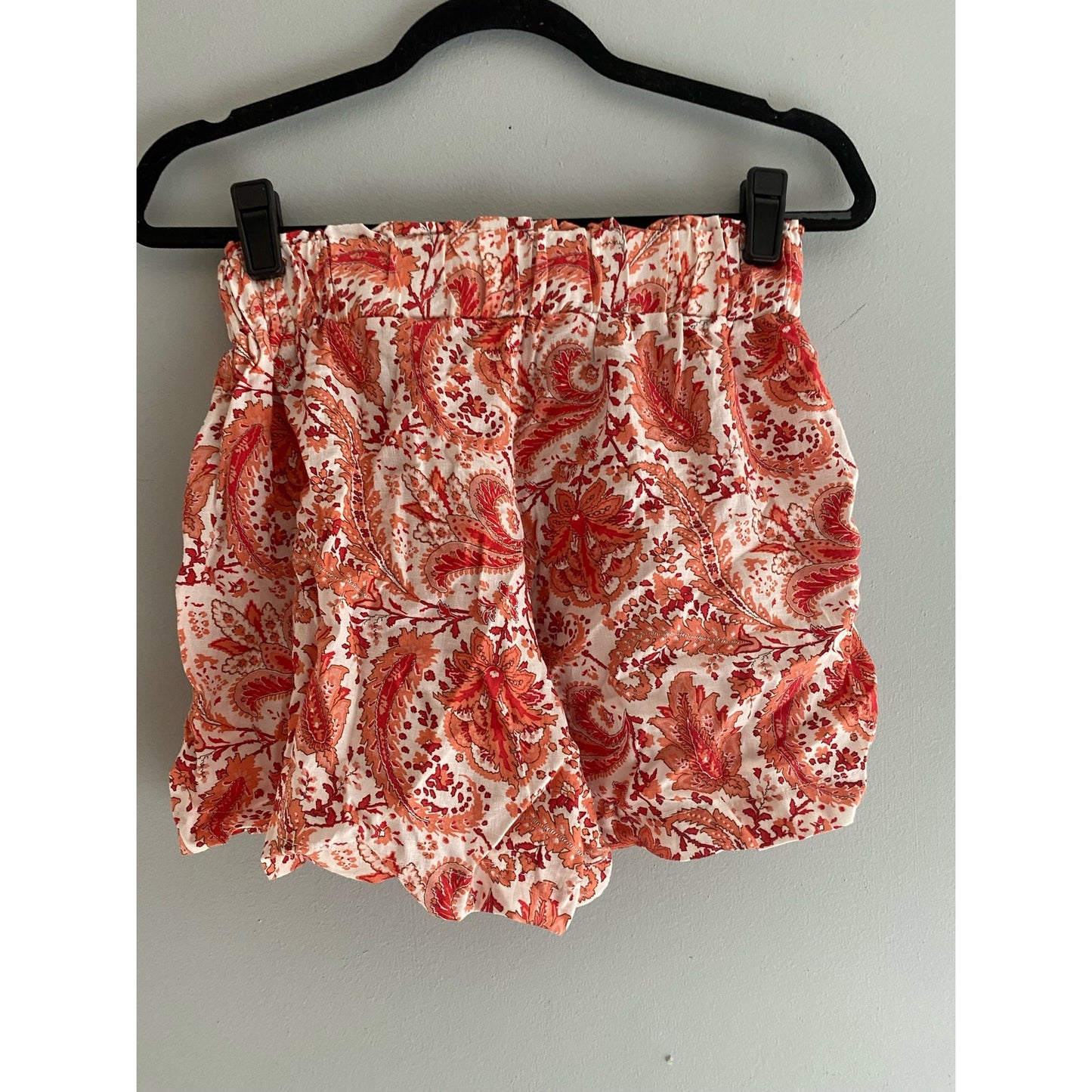 NWT Cynthia Rowley Linen Paisley Shorts Size XS