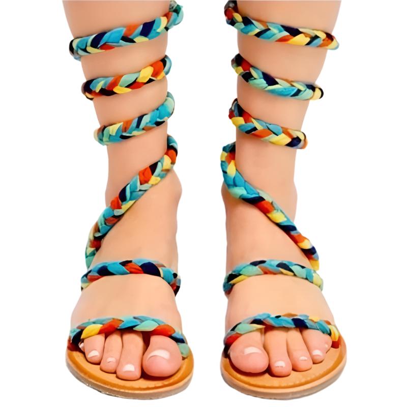 Free People Havana Wrap Gladiator Sandals Size 38