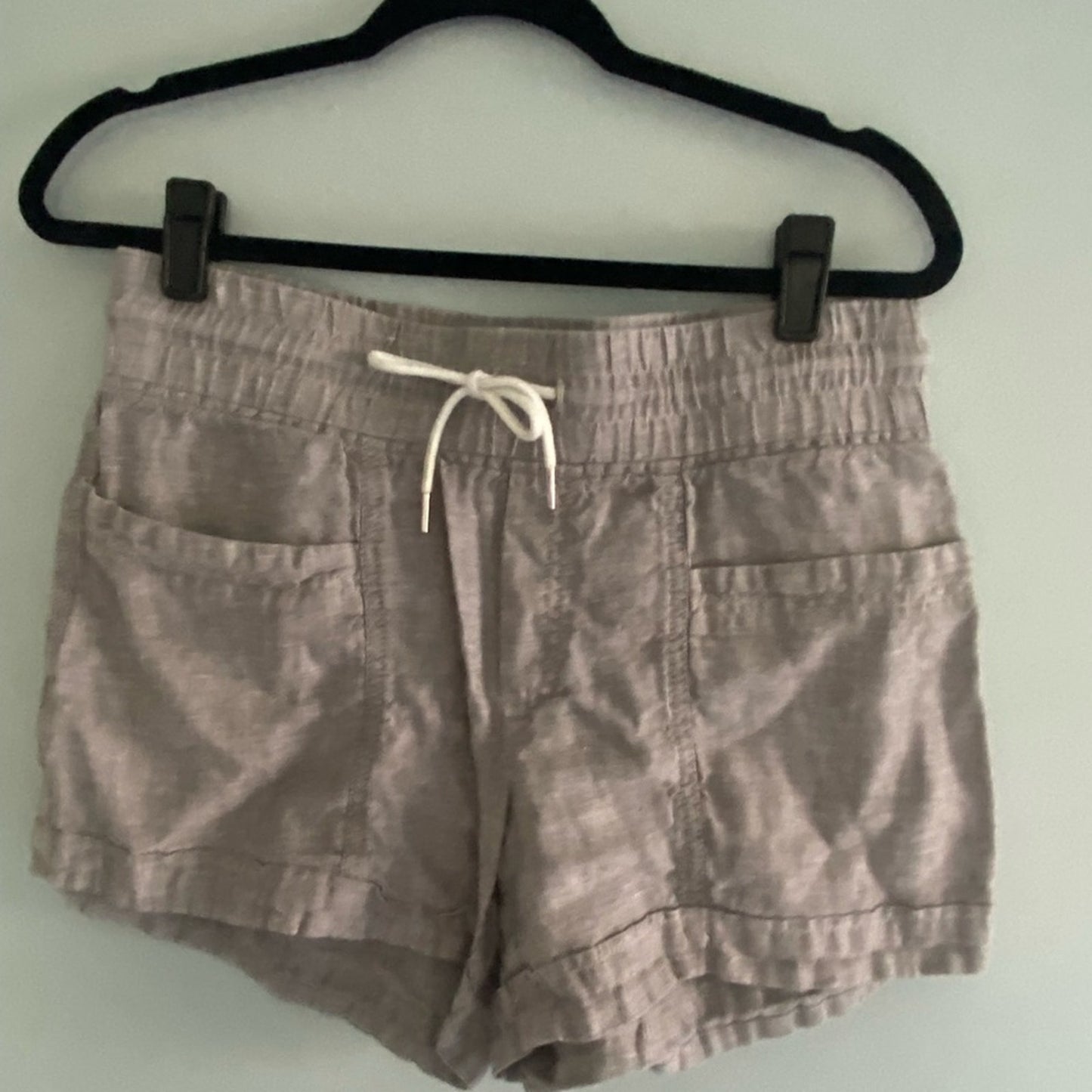 Athleta Cabo Linen 4” Shorts Size 6