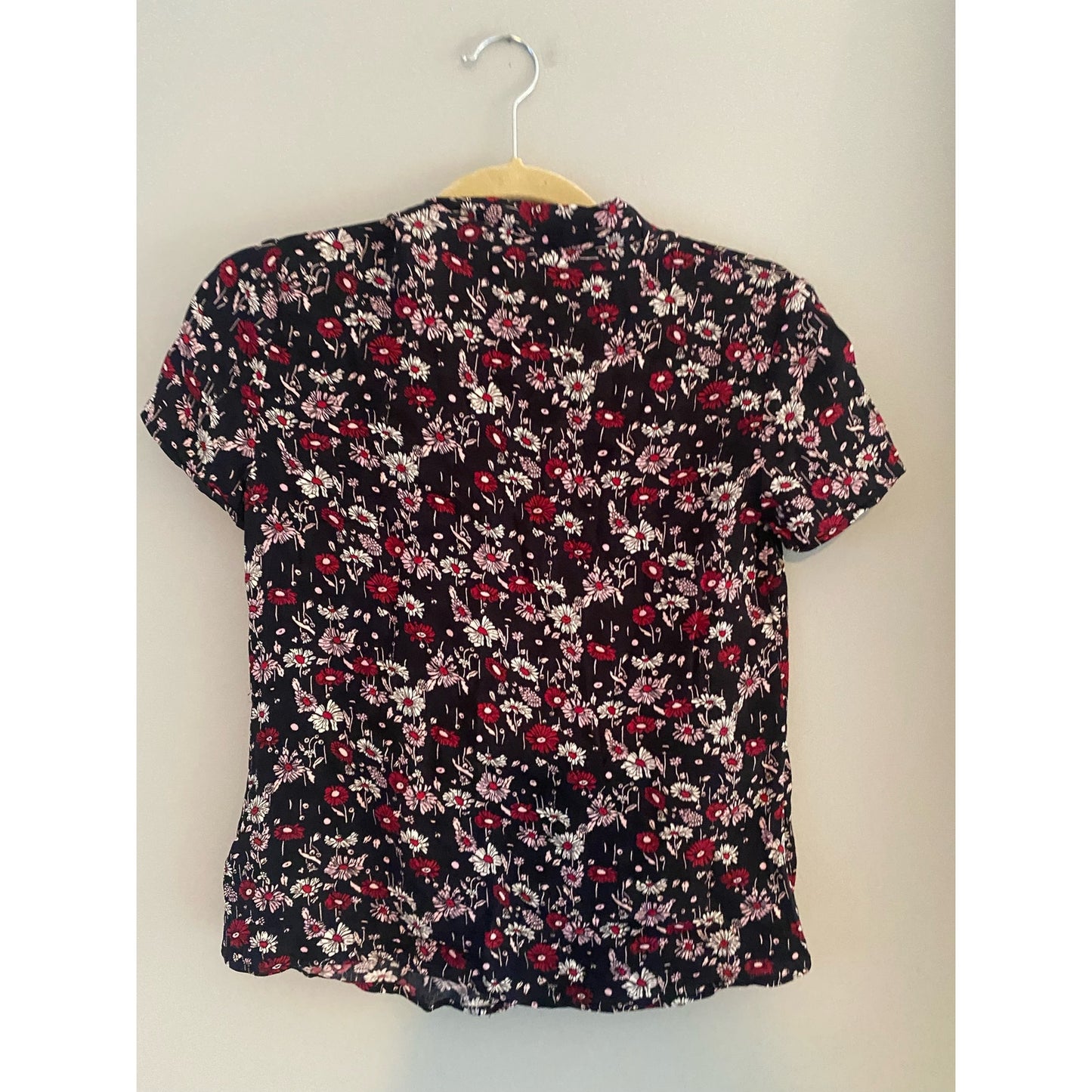 NWOT Brooks Brothers Red Fleece Floral Top Size 2