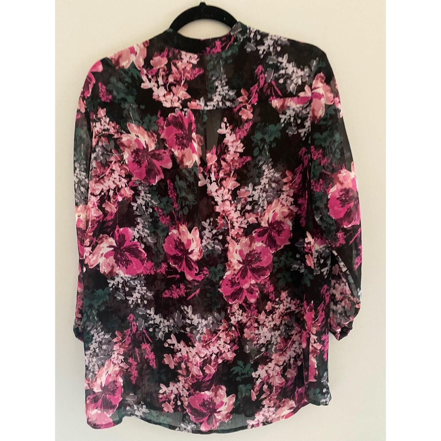 Kut From the Cloth Jasmine Floral Print Blouse Size L