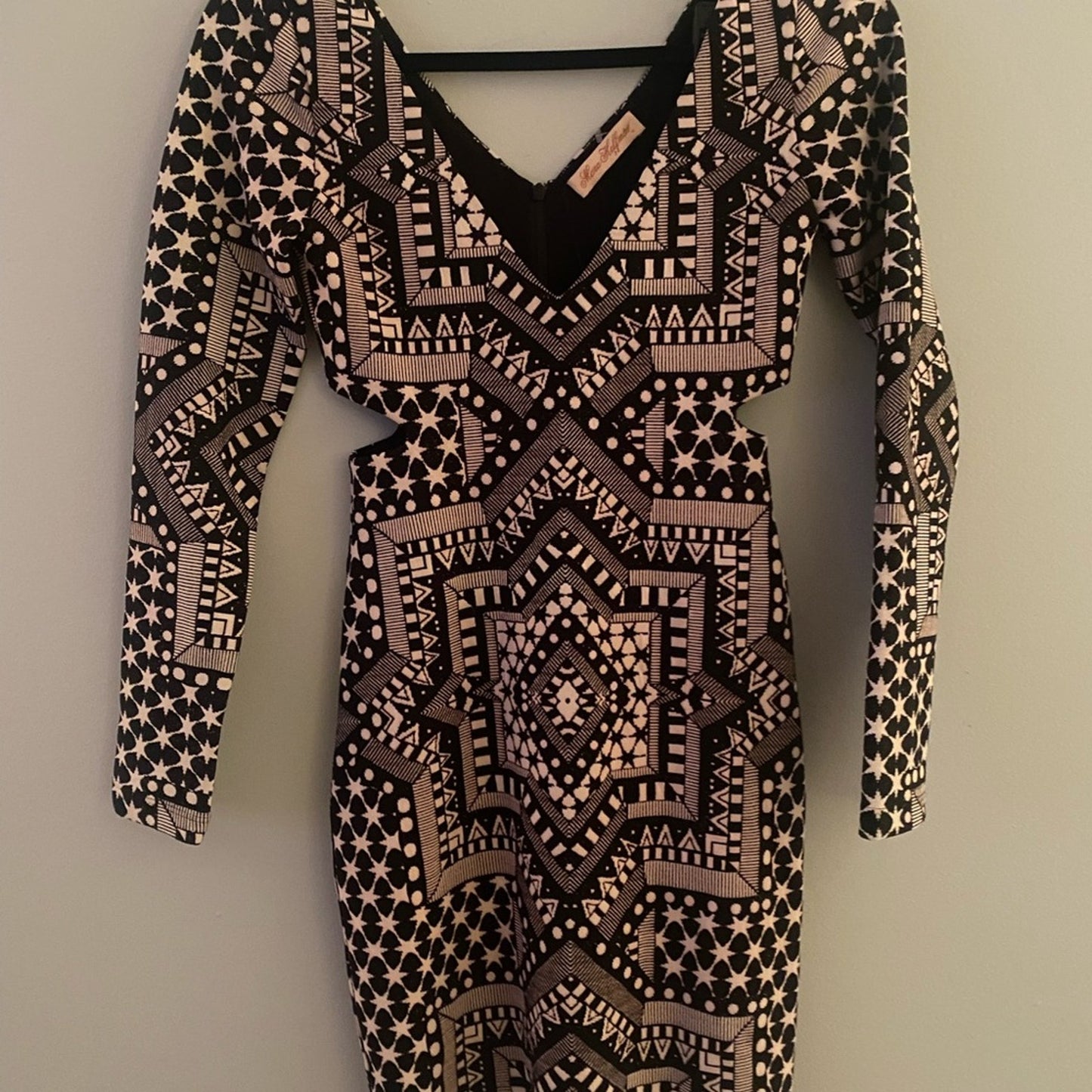 Mara Hoffman Printed Cutout Dress Size XS