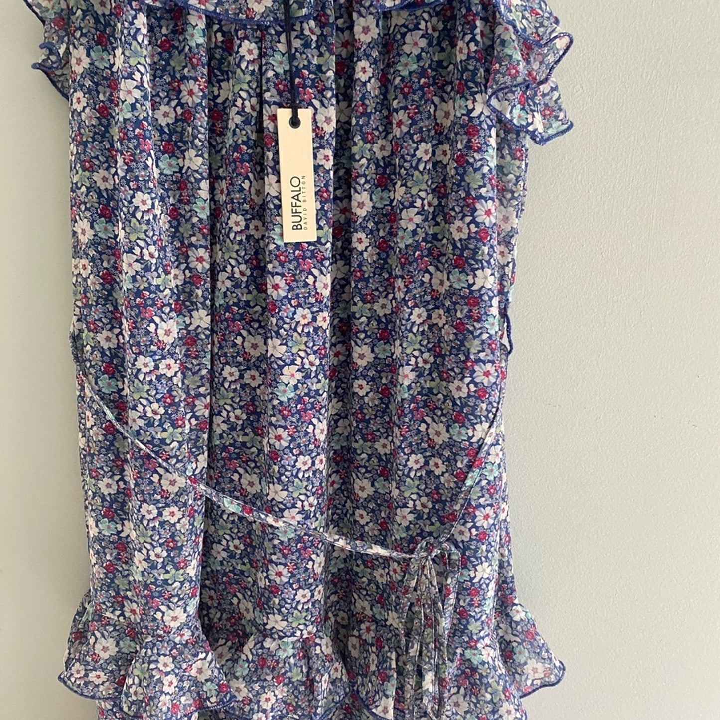 NWT Buffalo David Bitton Floral Tiered Dress Size XS