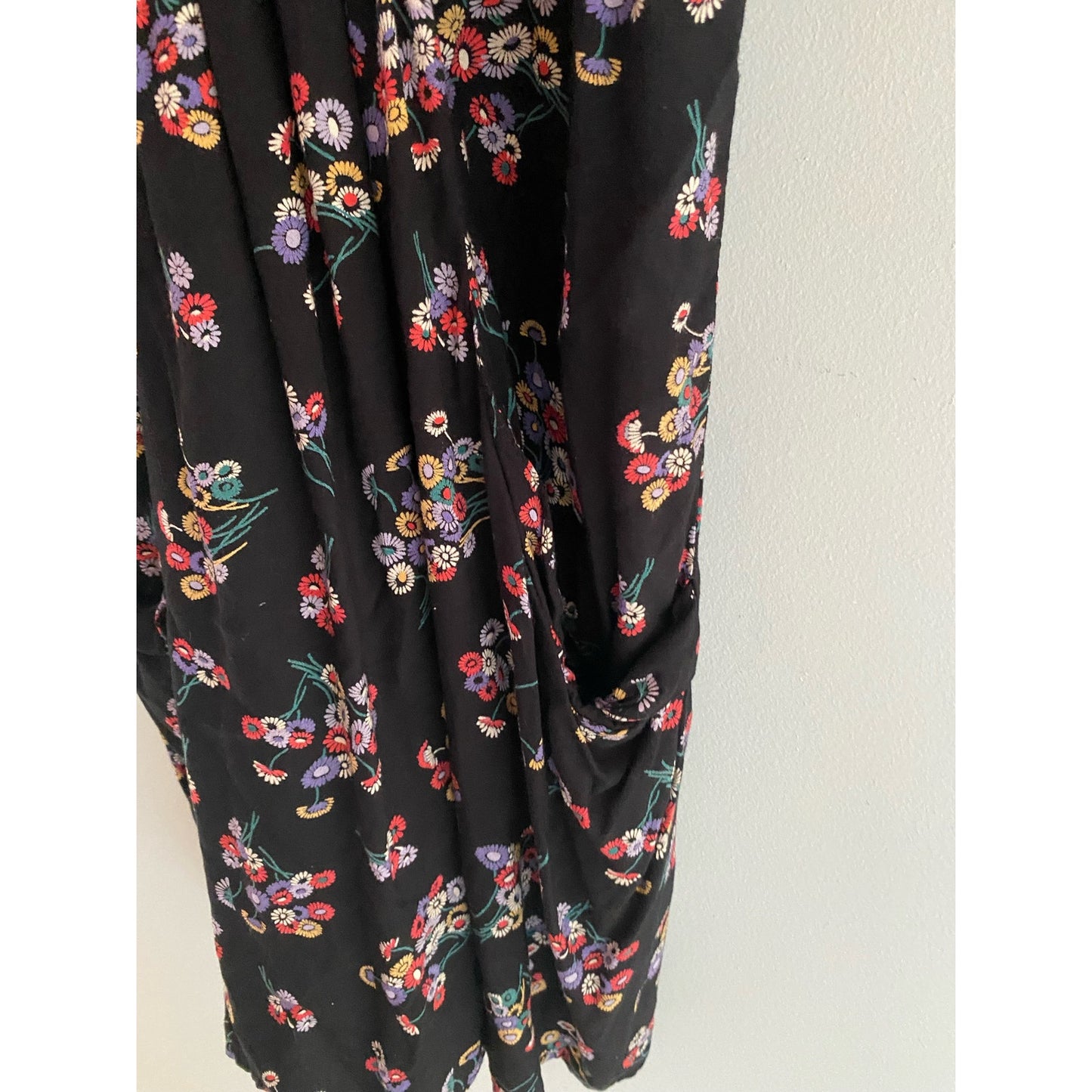 Pins and Needles Urban Outfitters Black Floral Dress Size S