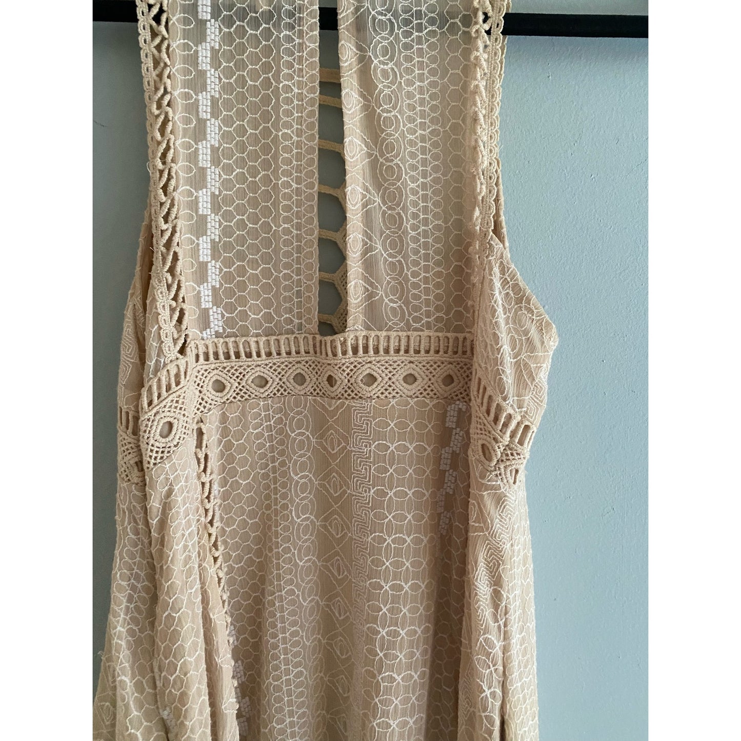 Free People Crochet Mini Dress Size 0