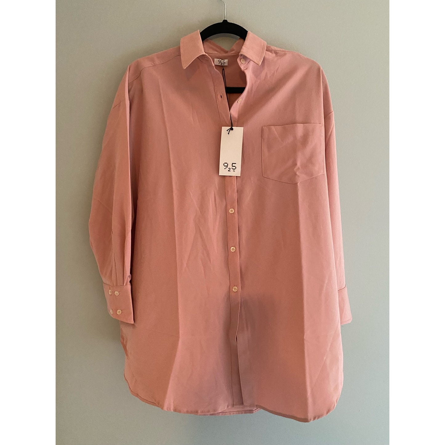 NWT 925 Fit Chez-Mise Pink Shirt Size Xs/S