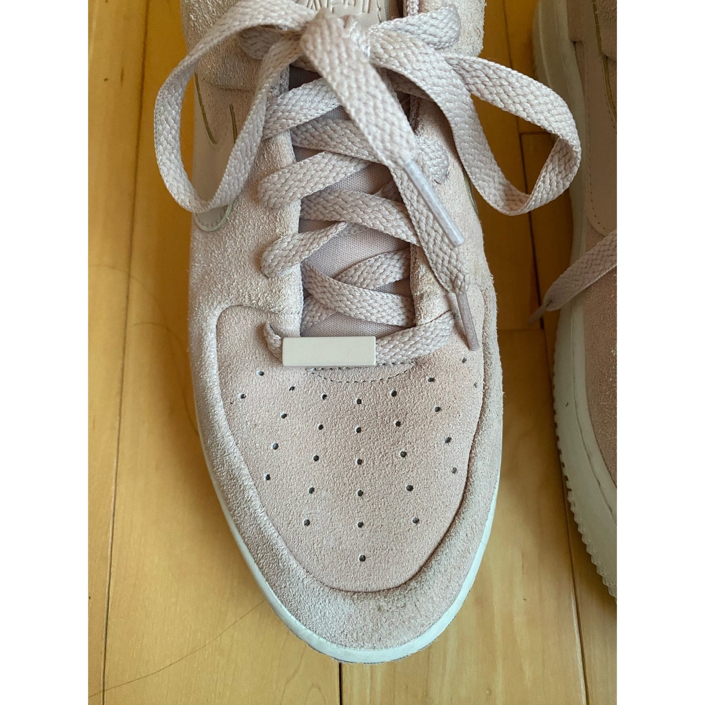 Nike Women's Air Force 1 Sage Shoes Light Pink Size 9.5