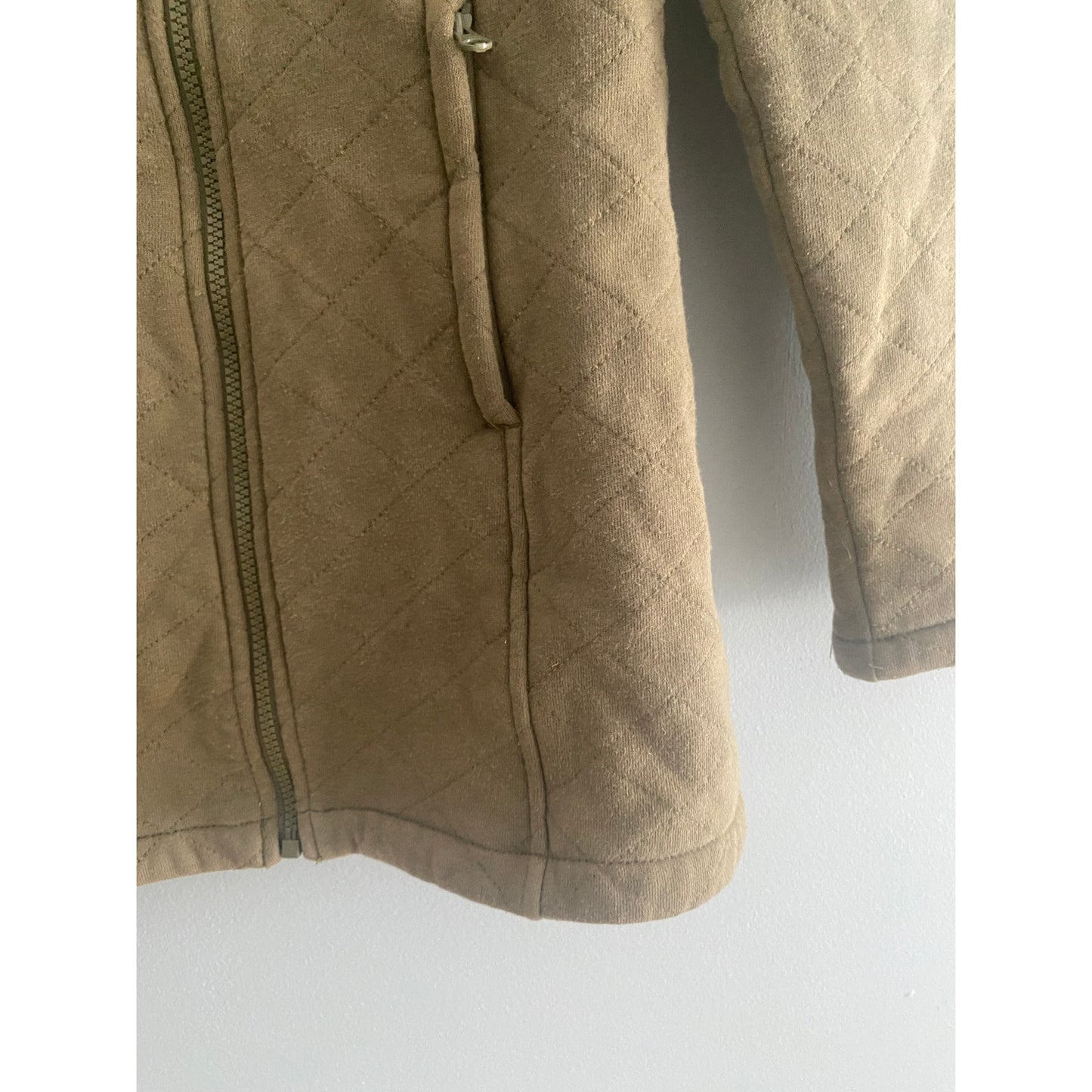 The North Face Caroluna Green Quilted Fleece Size XS