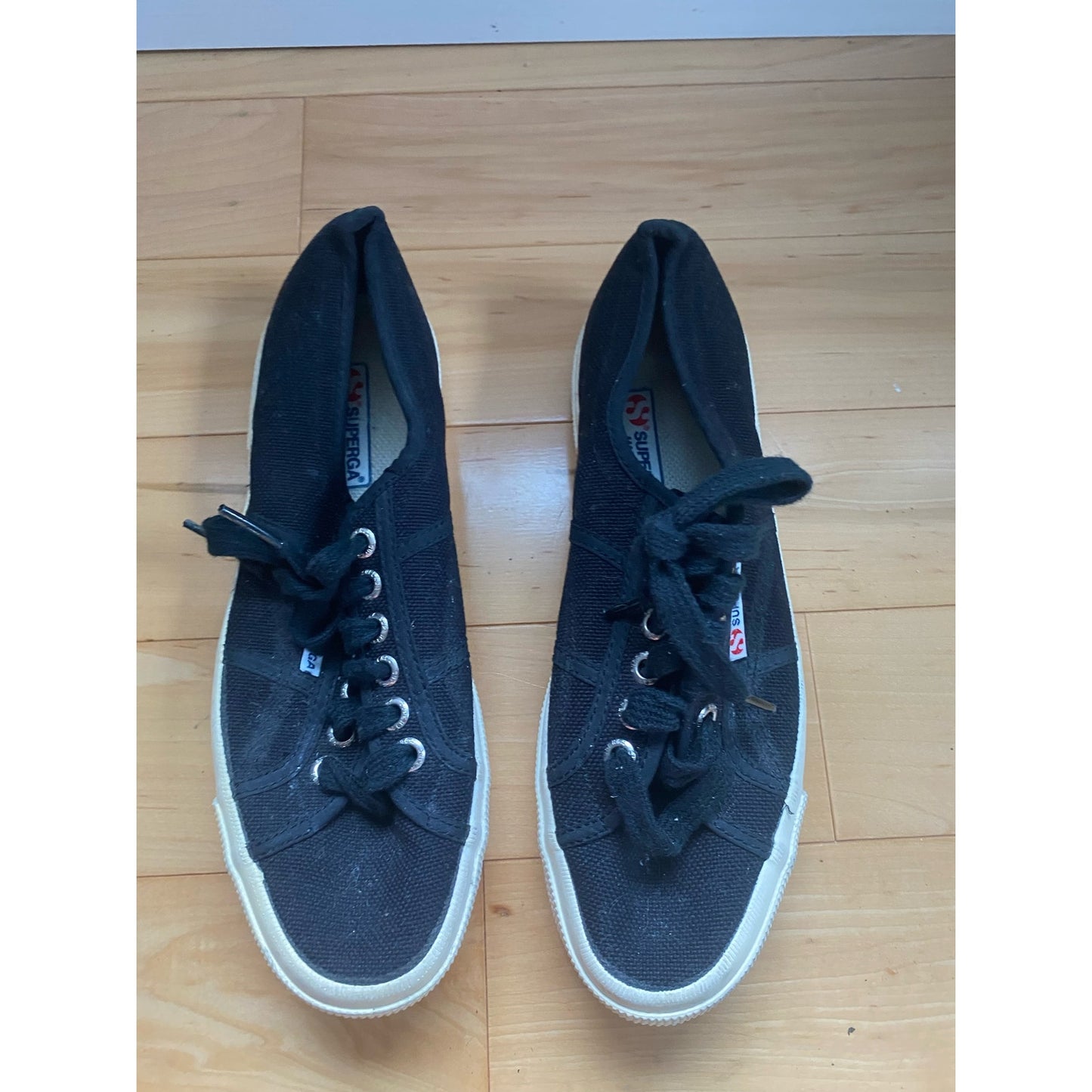 Superga Black Classic Sneakers Size 39