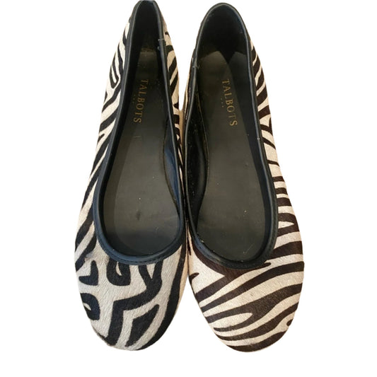 Talbots Animal Hair Ballet Flats Size 8