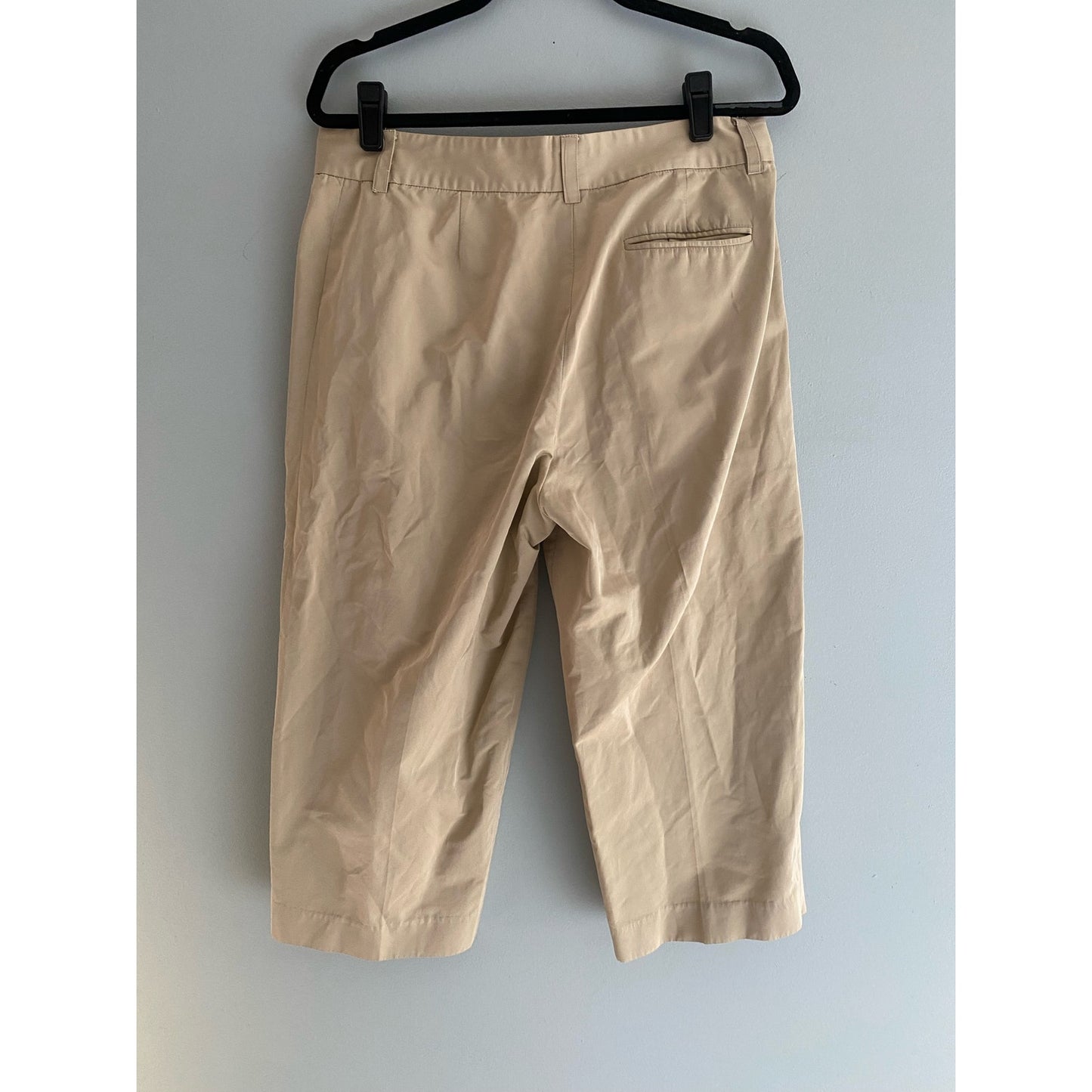 Thakoon Tan Barrel Cropped Pants Size 8