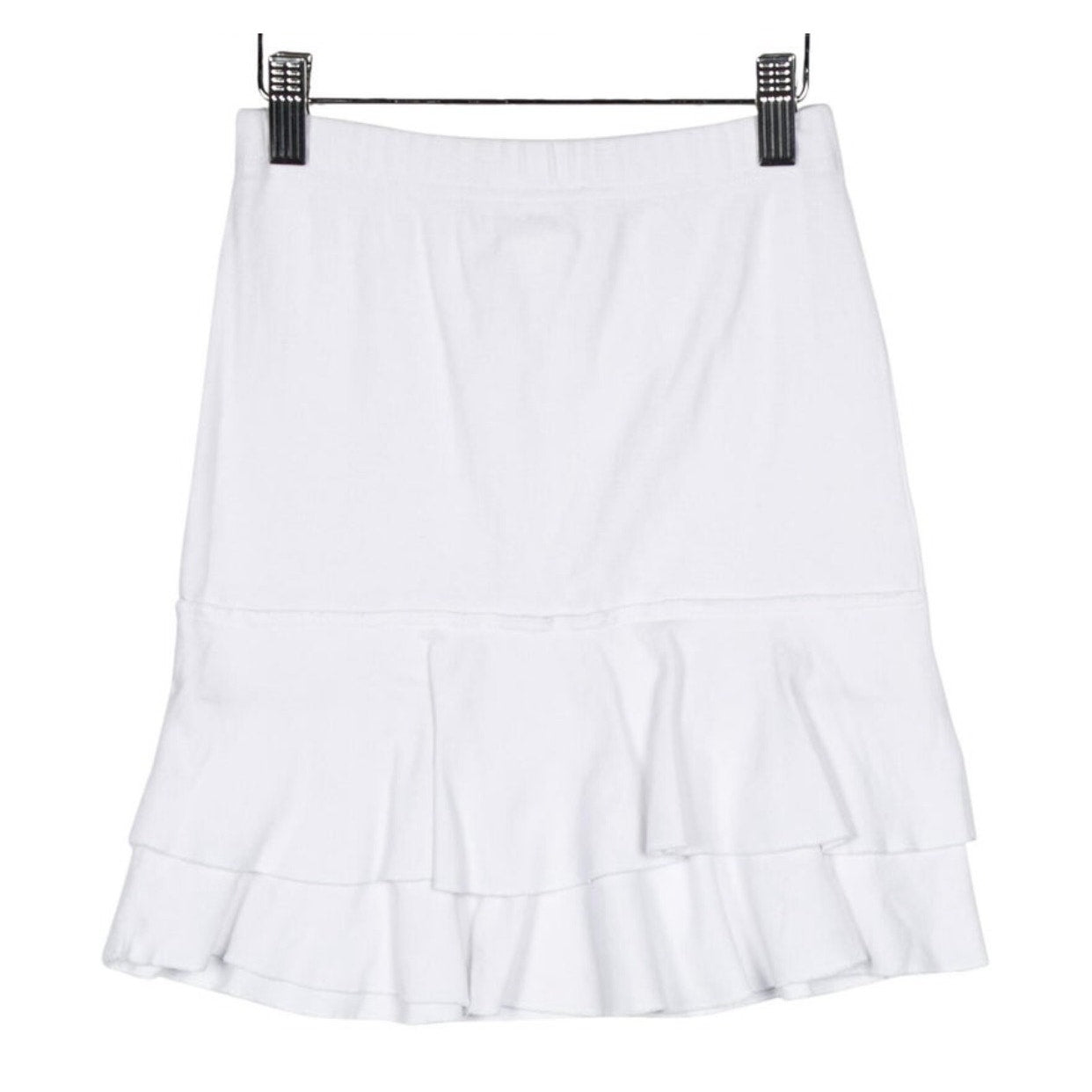 Girls Rykiel Enfant White Ruffled Skirt Size 10