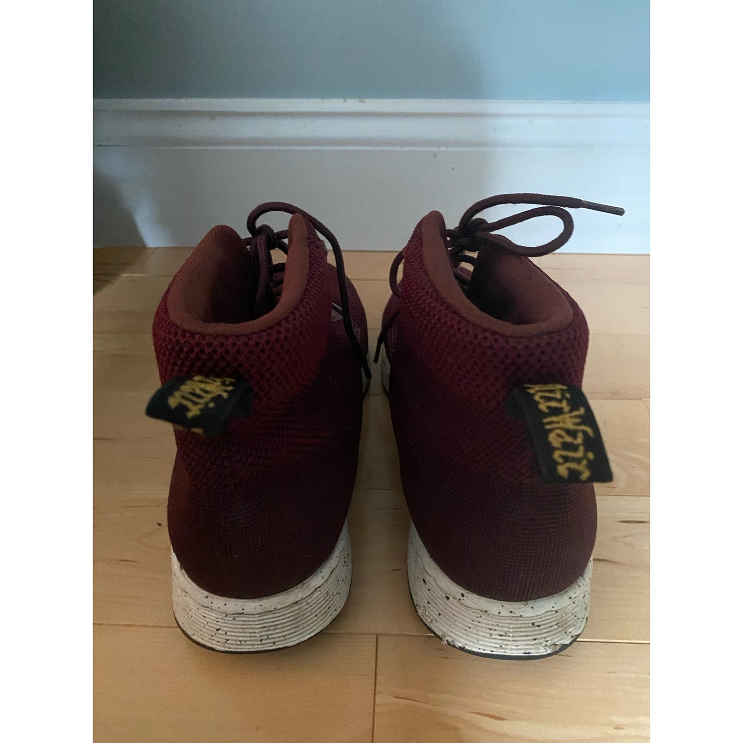 Dr. Martens Telkes Knit Oxblood Sneakers Size 10