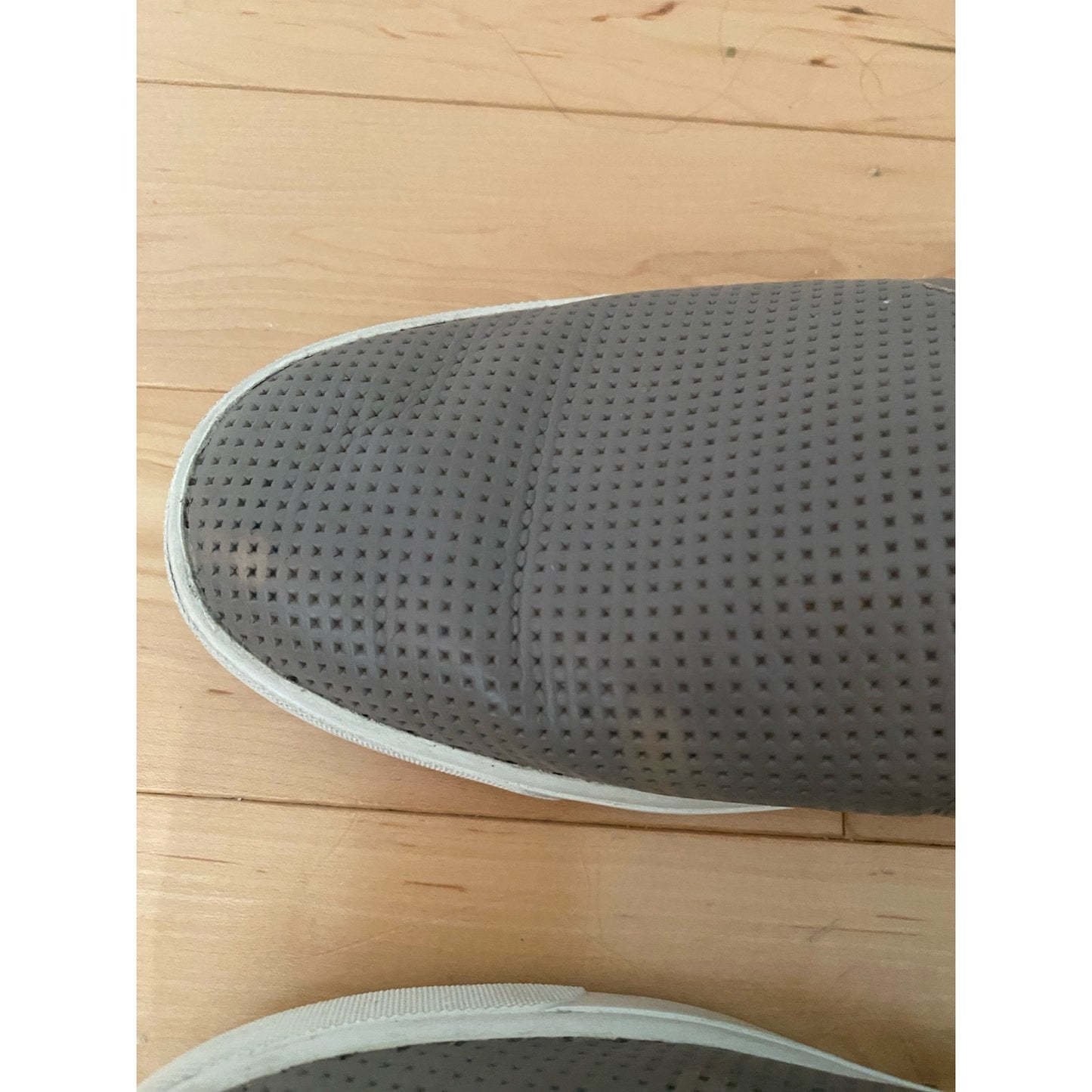 Vince Blair Perforated Leather Slip-On Sneakers