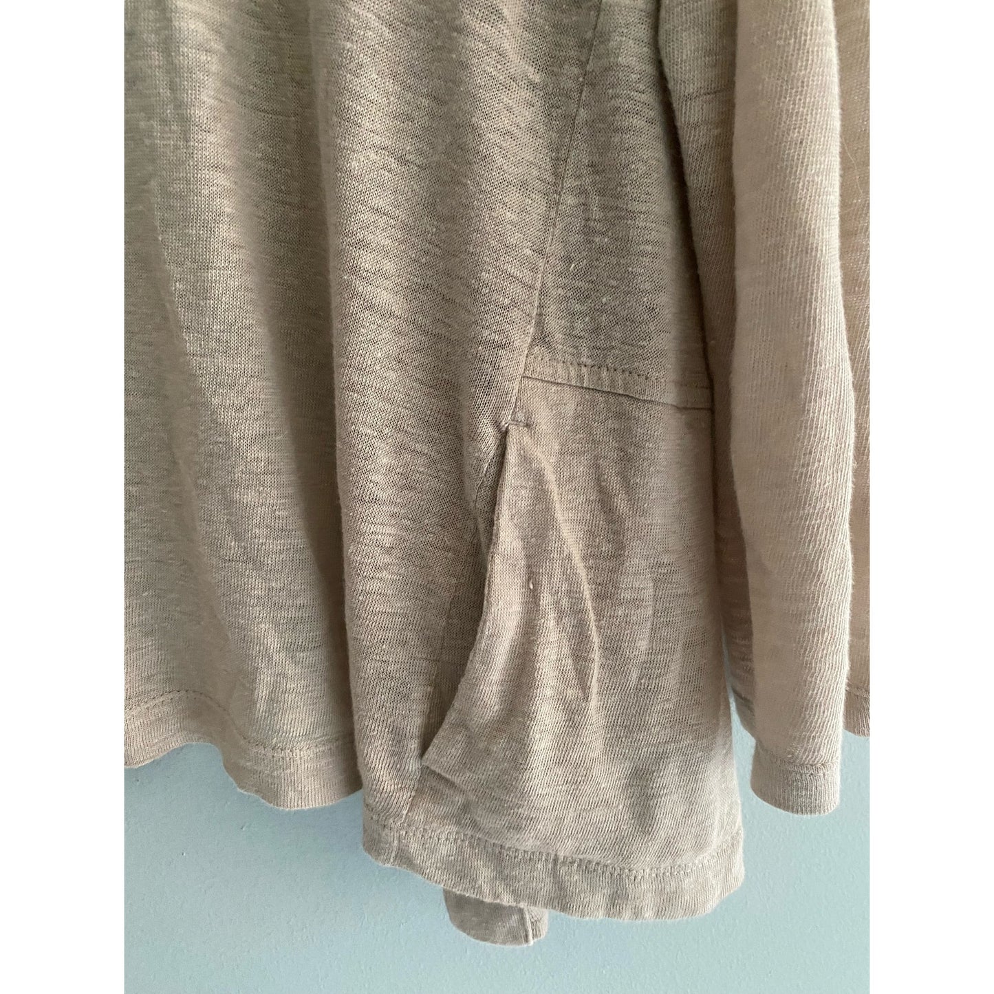 J. Jill Love Linen Tan Cardigan Size XL