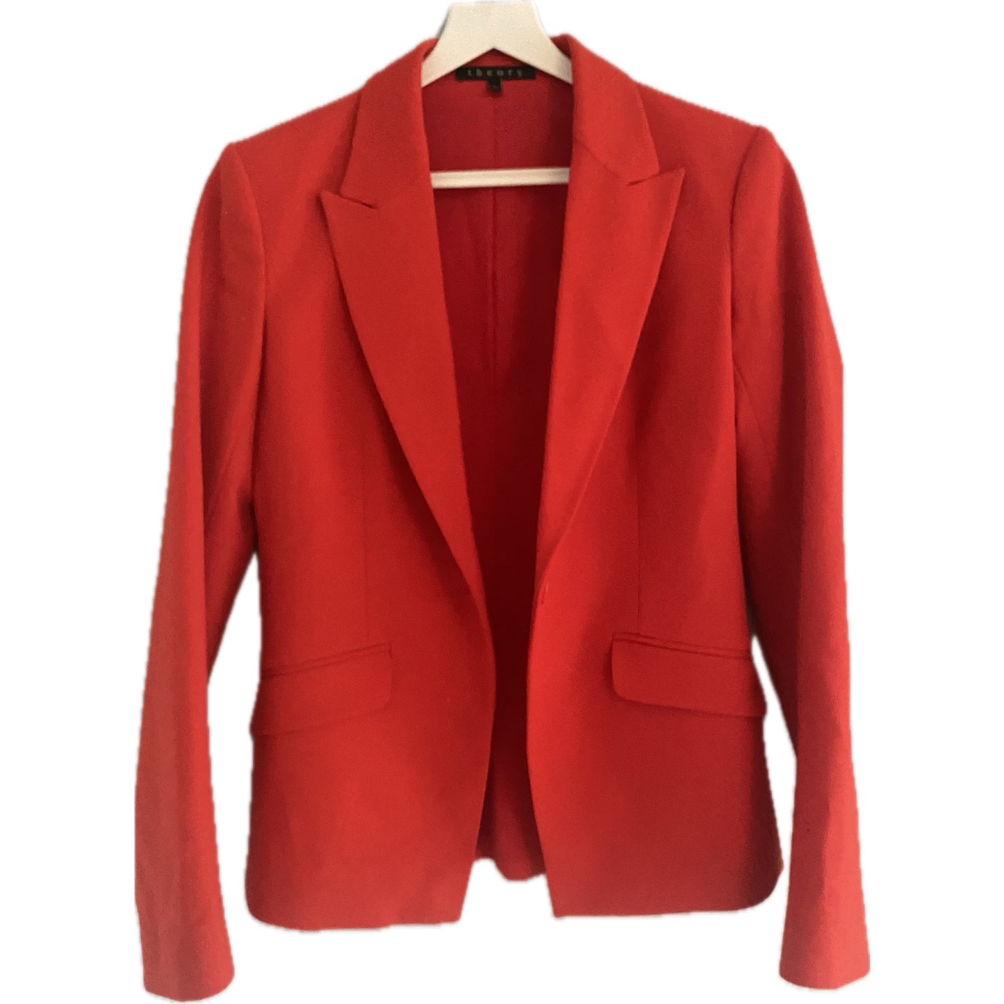 Theory Orange Blazer Size 2