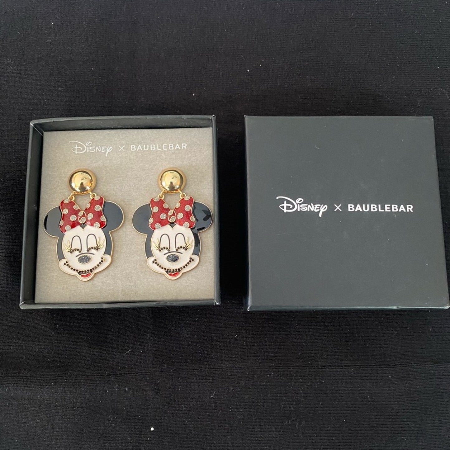 NIB Minnie Mouse Disney X Baublebar Earrings