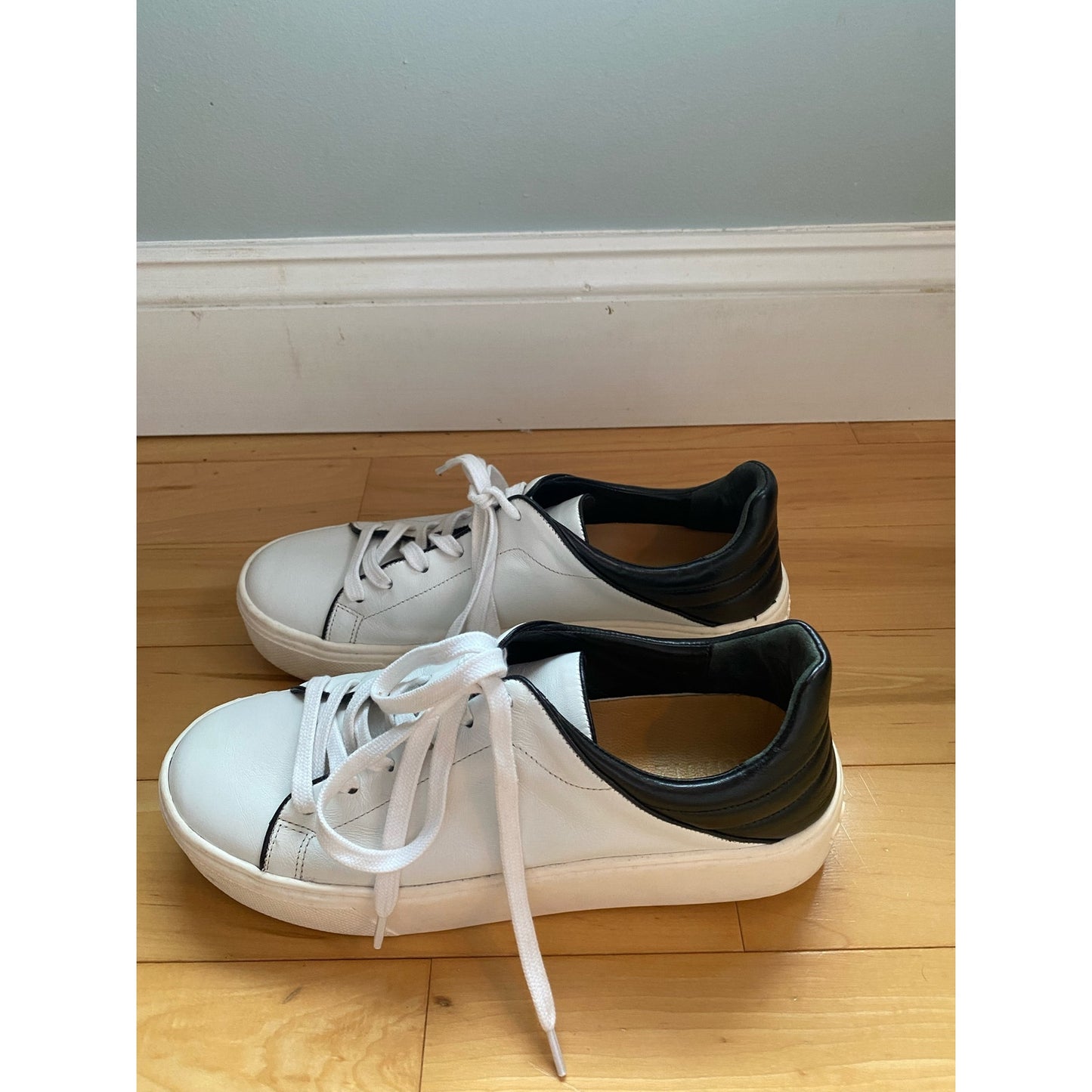 Schutz White Sneakers Size 9.5