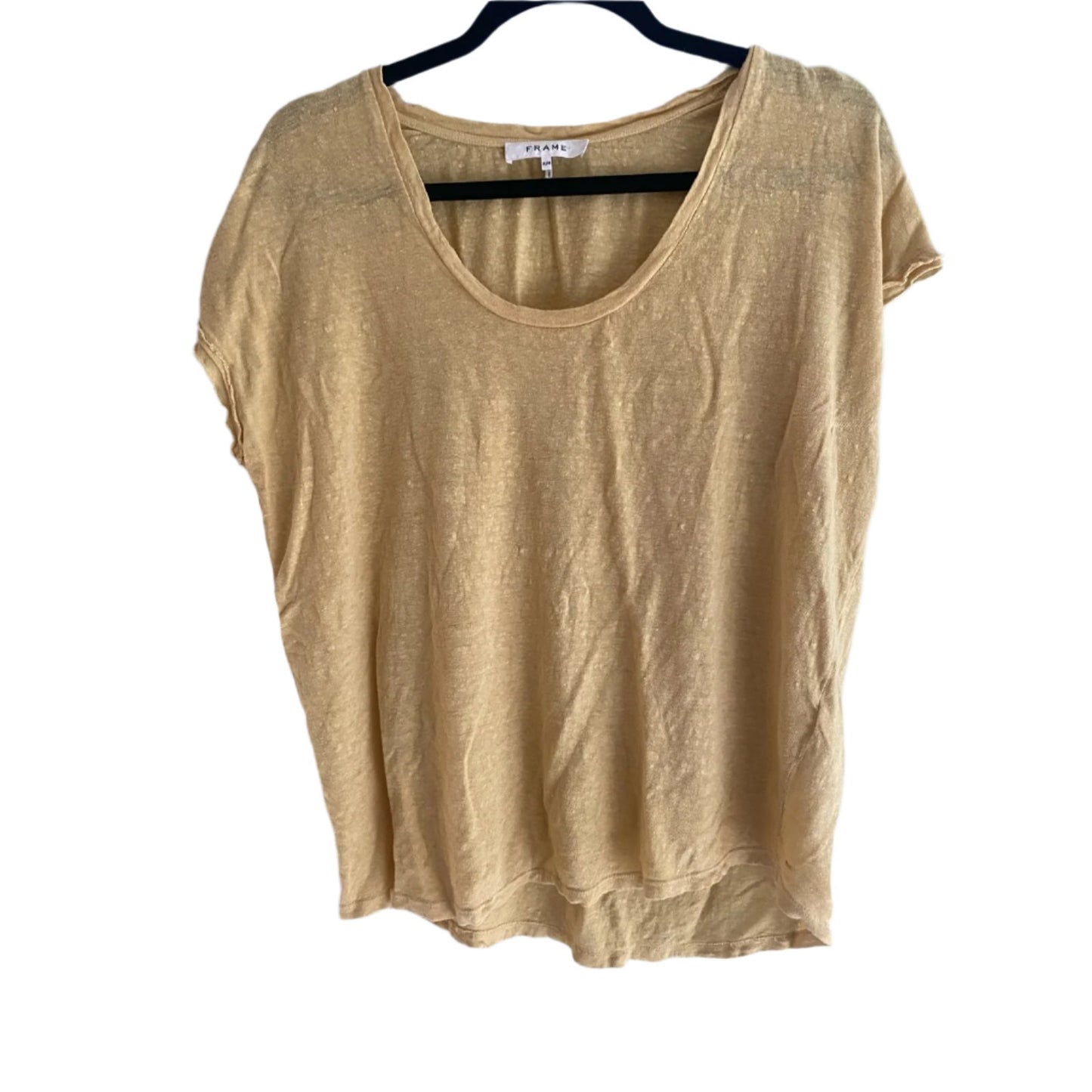 Frame Linen T-Shirt Size M