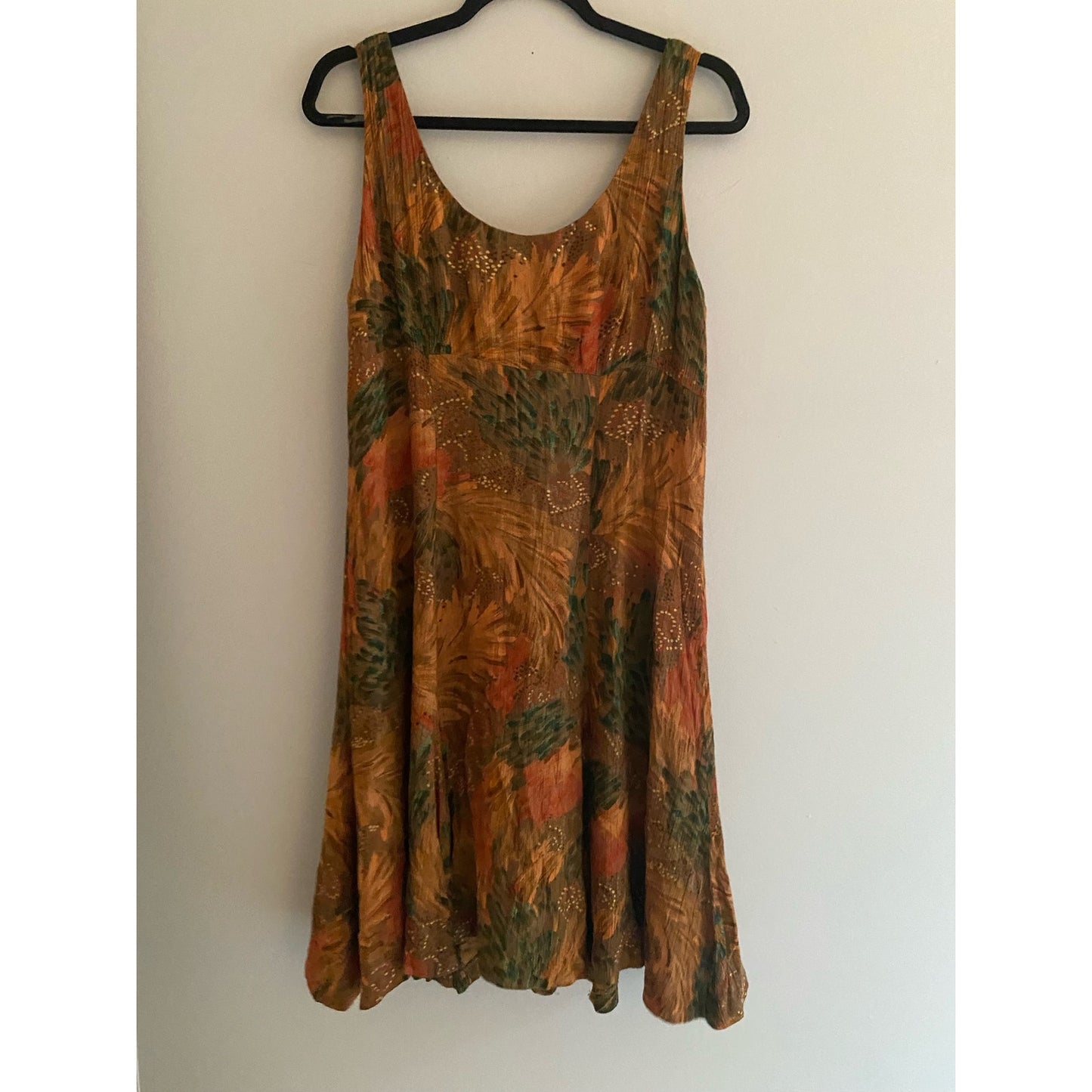 Anna Sui Vintage Rayon Dress Size 8