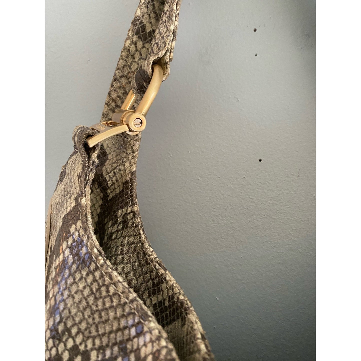 Calvin Klein Snakeskin Print Bag