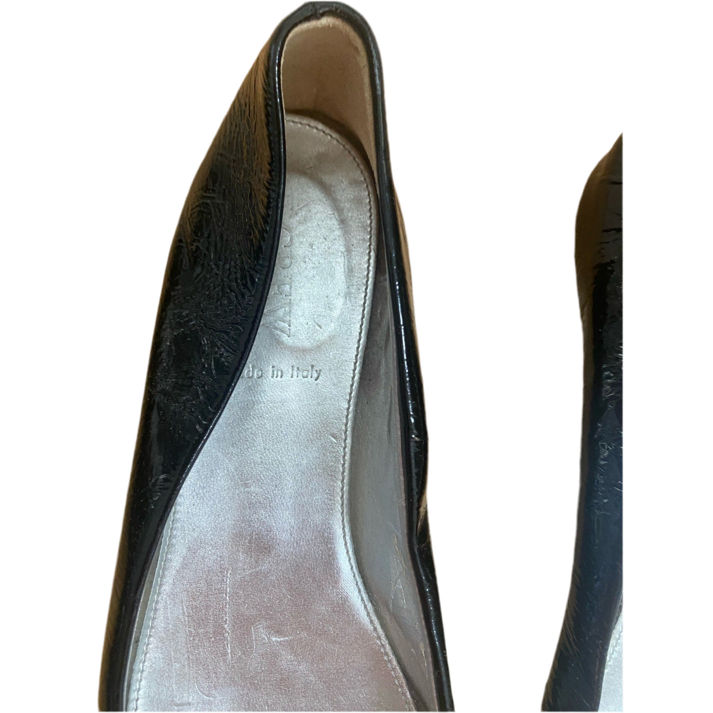 J. Crew Black Patent Leather  Ballet Flats Size 7.5