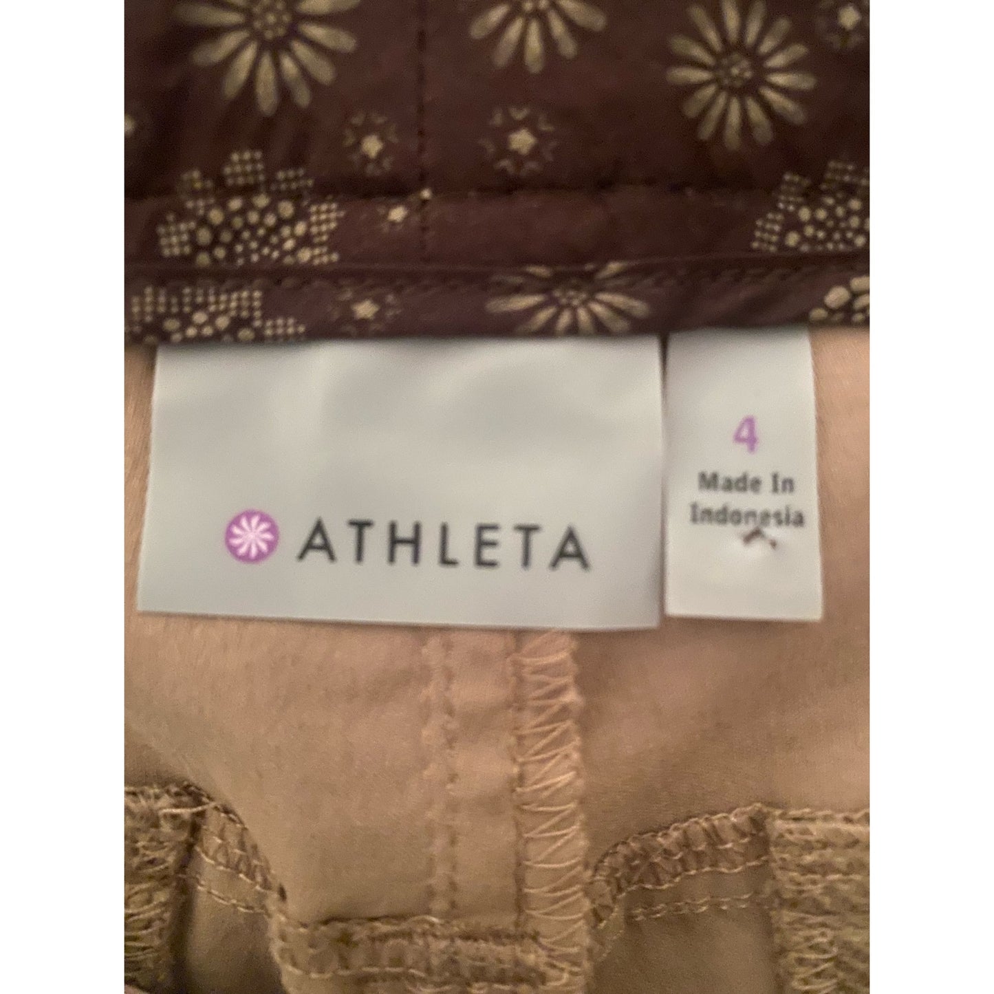 Athleta Tan Shorts Size 4