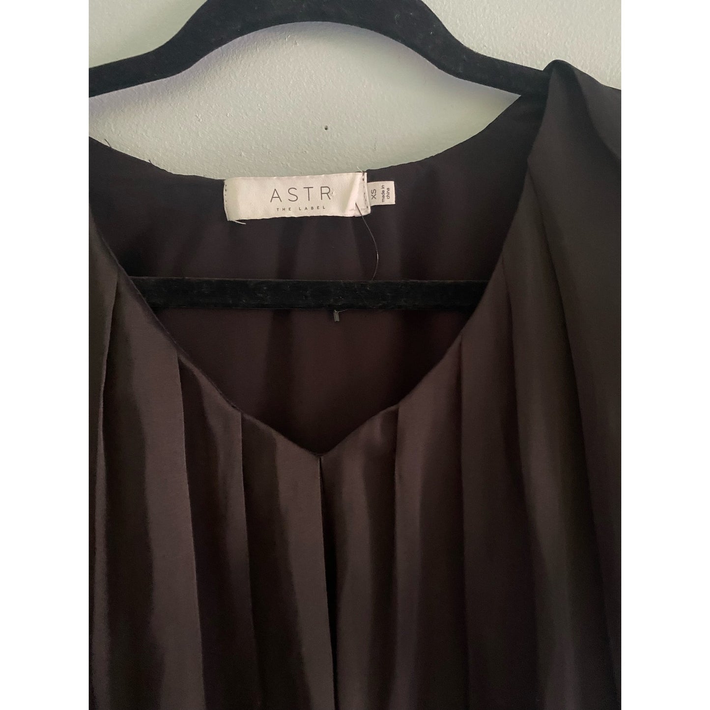 Astr The Label Silky Bubble Top Size XS