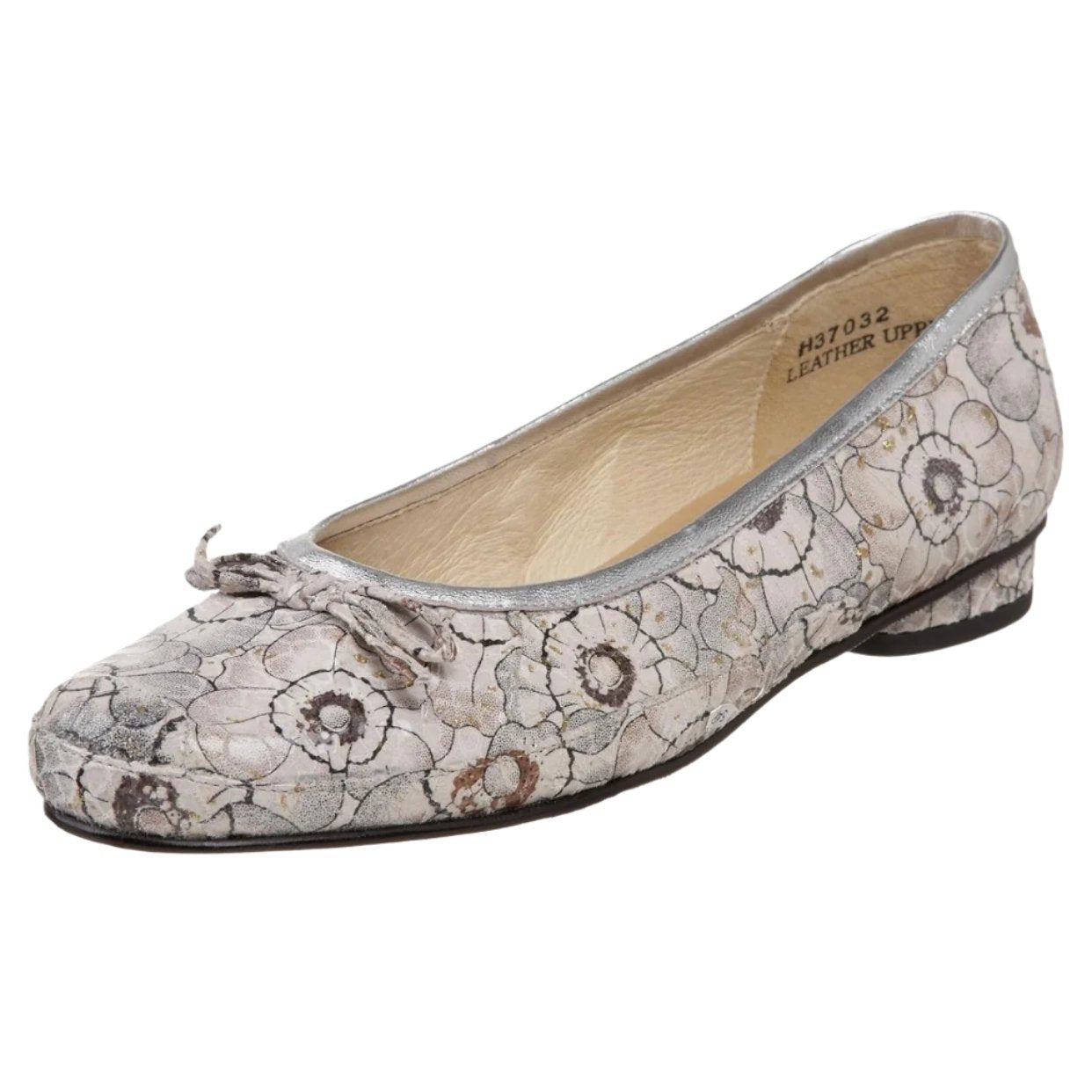 Ros Hommerson Maggie Gray Floral Flats 8.5